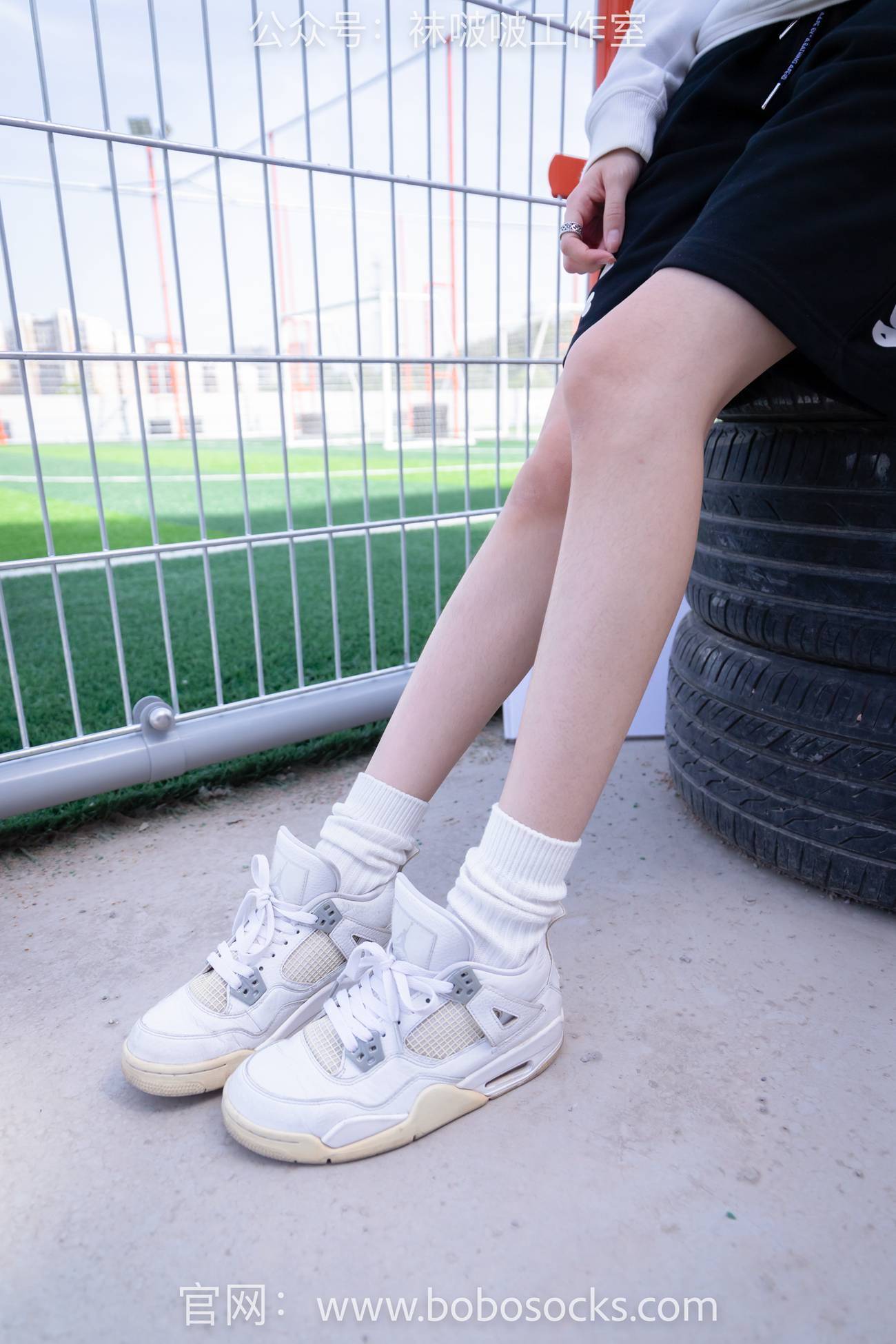 图片[10]-[BoBoSocks袜啵啵]NO.103 稚予-AJ篮球鞋、白棉袜、裸足[134P] – 速更版-美库
