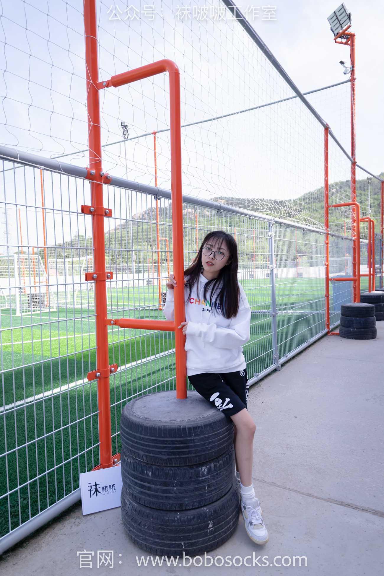 图片[13]-[BoBoSocks袜啵啵]NO.103 稚予-AJ篮球鞋、白棉袜、裸足[134P] – 速更版-美库