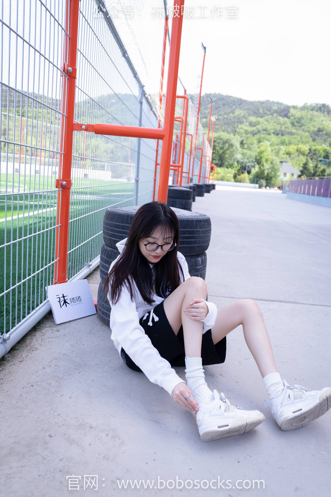 图片[30]-[BoBoSocks袜啵啵]NO.103 稚予-AJ篮球鞋、白棉袜、裸足[134P] – 速更版-美库