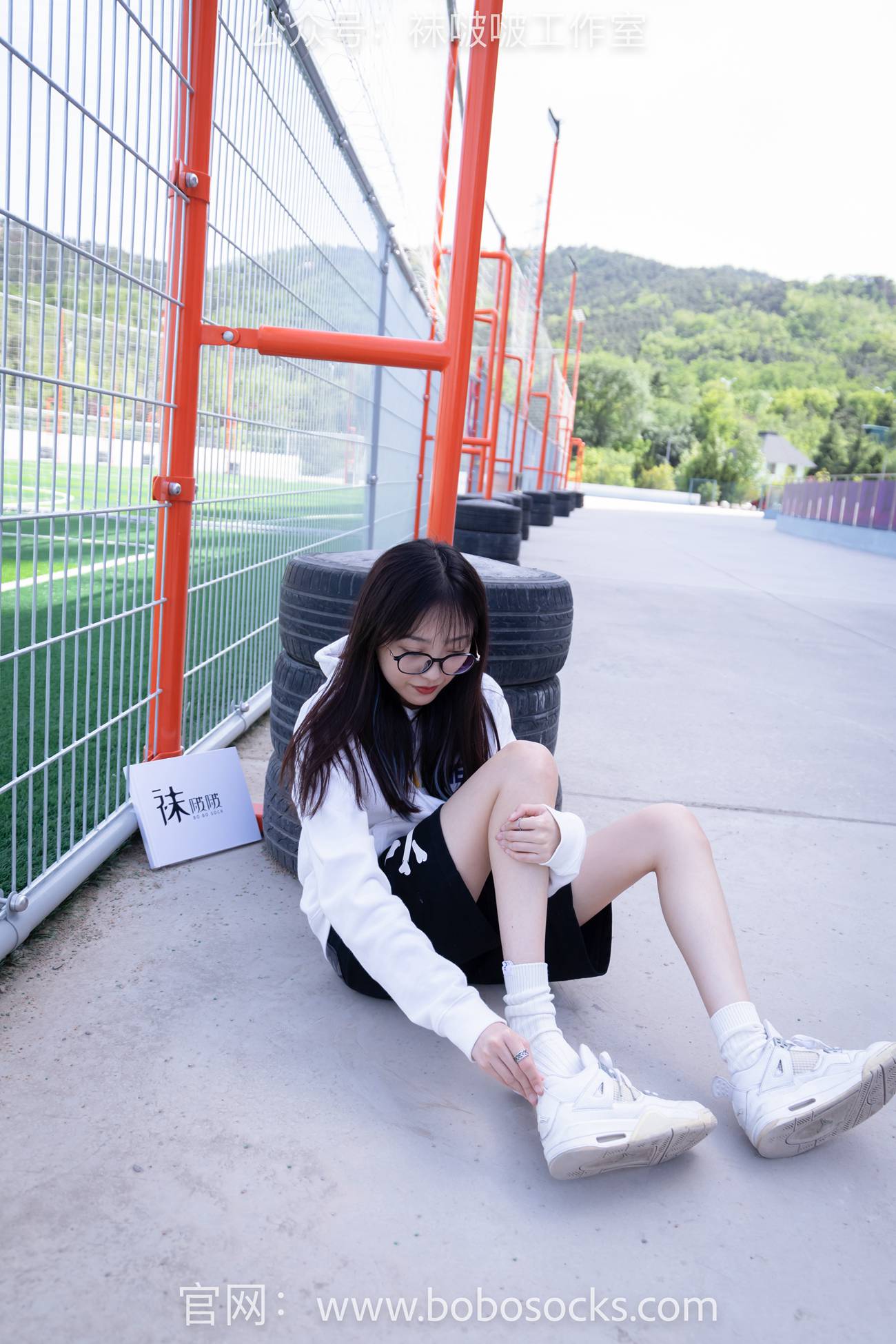 图片[31]-[BoBoSocks袜啵啵]NO.103 稚予-AJ篮球鞋、白棉袜、裸足[134P] – 速更版-美库