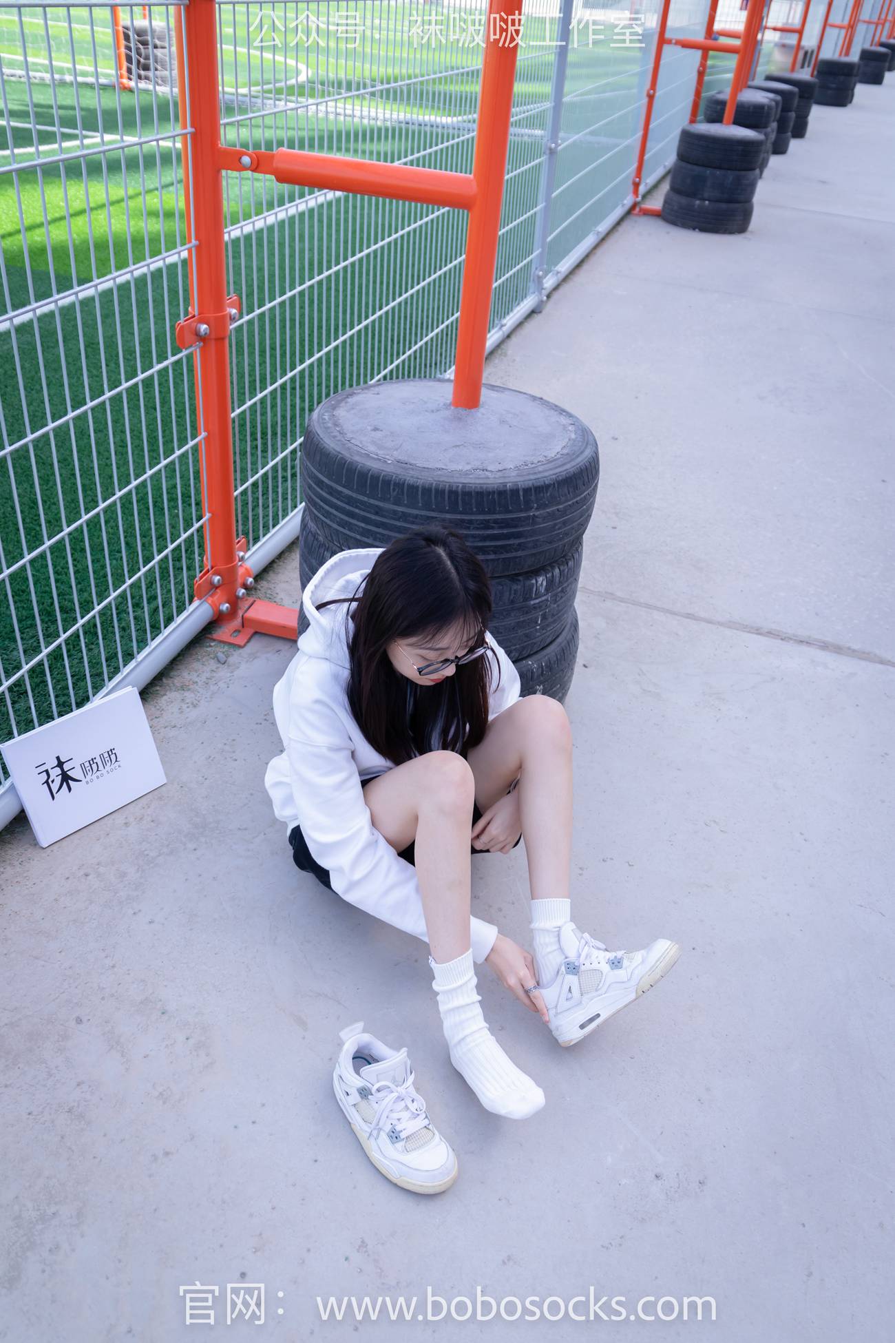 图片[49]-[BoBoSocks袜啵啵]NO.103 稚予-AJ篮球鞋、白棉袜、裸足[134P] – 速更版-美库