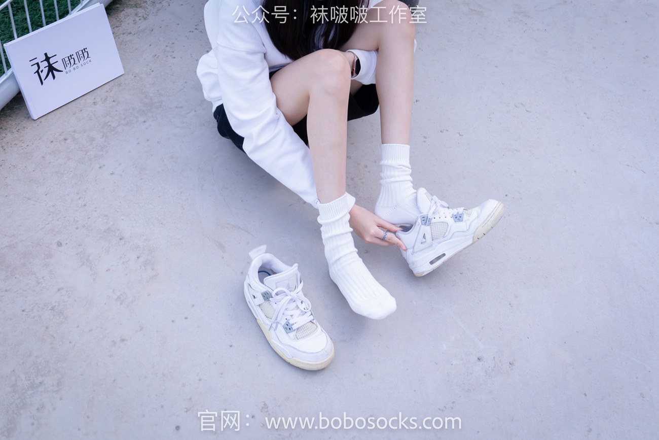 图片[51]-[BoBoSocks袜啵啵]NO.103 稚予-AJ篮球鞋、白棉袜、裸足[134P] – 速更版-美库