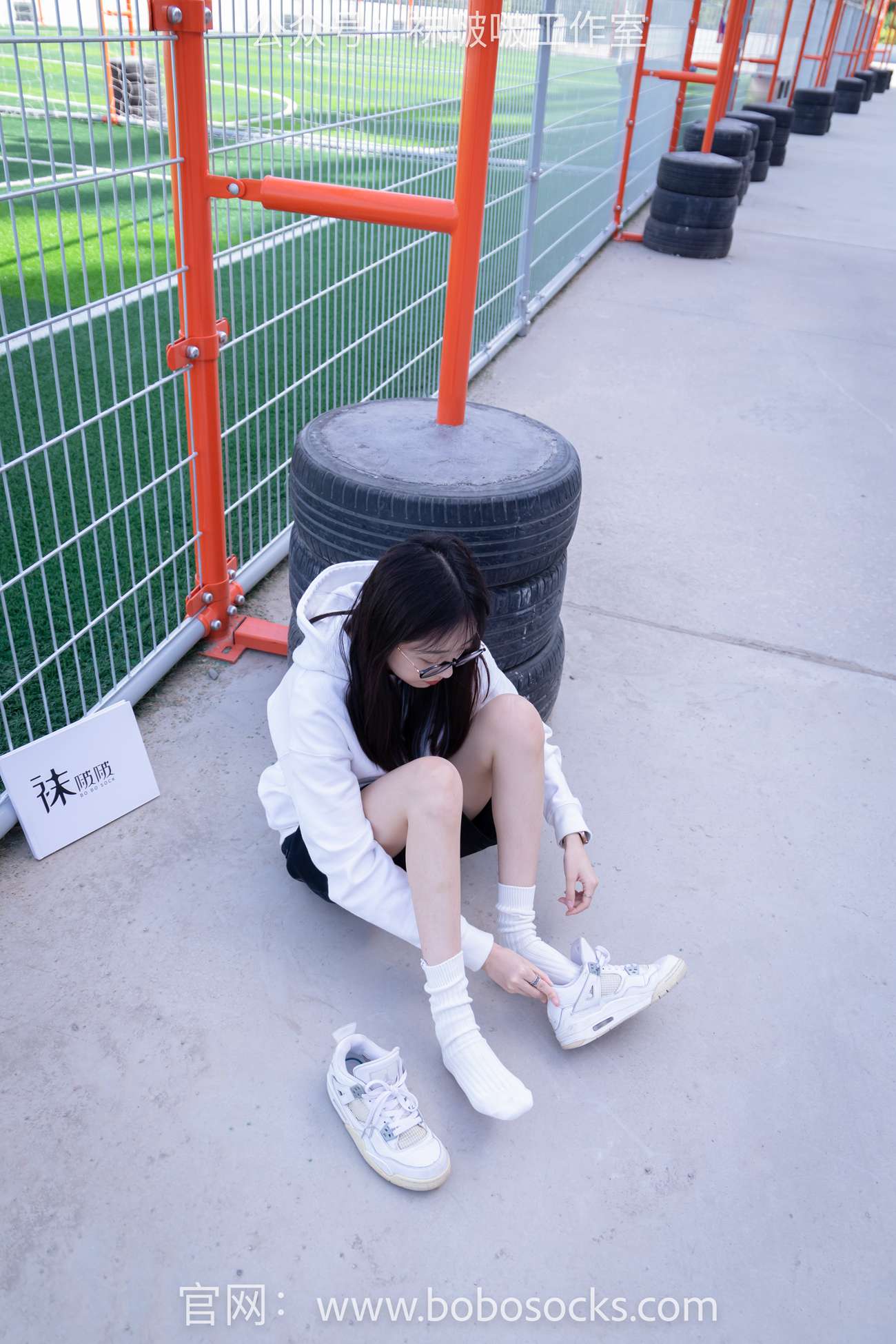 图片[53]-[BoBoSocks袜啵啵]NO.103 稚予-AJ篮球鞋、白棉袜、裸足[134P] – 速更版-美库