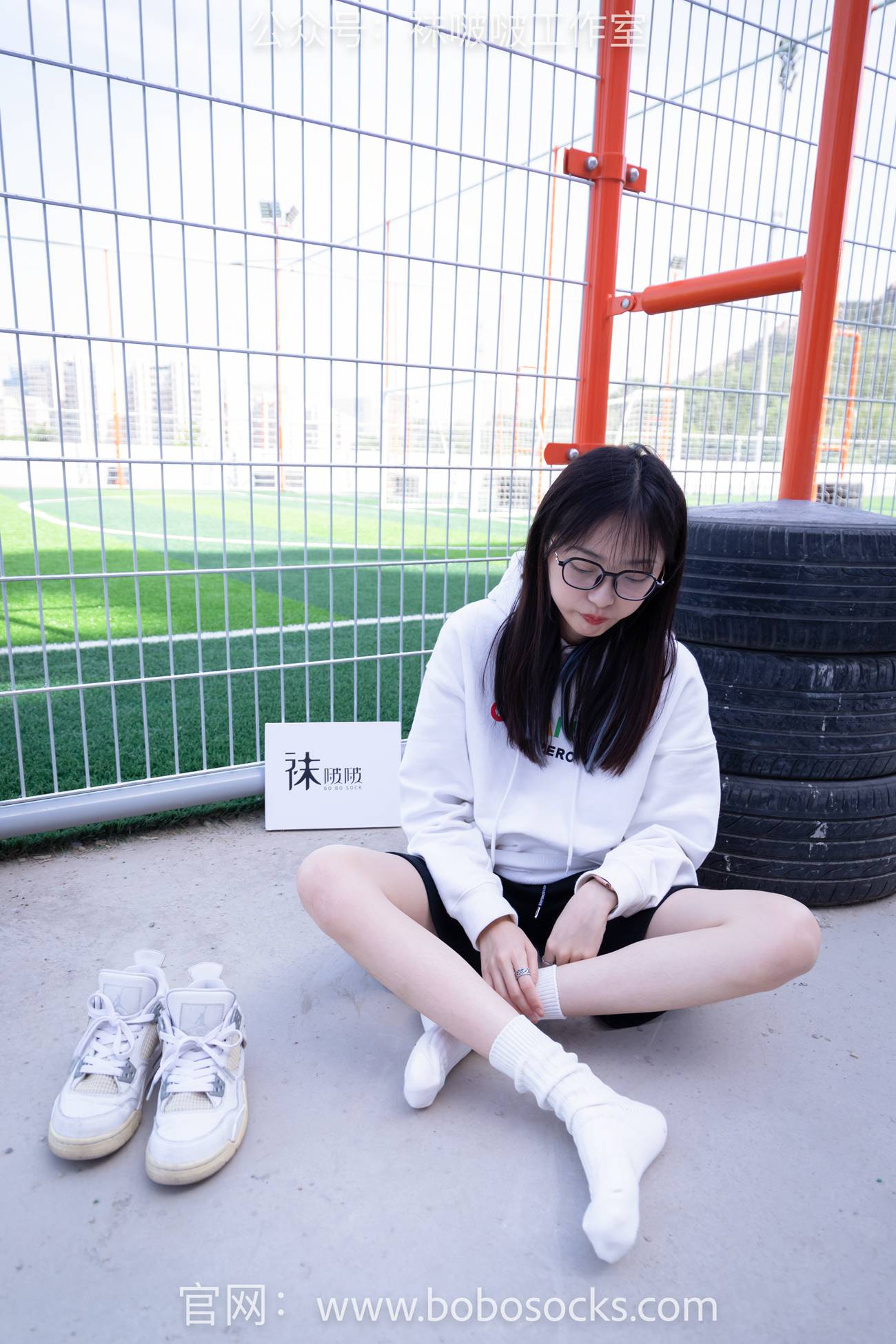 图片[56]-[BoBoSocks袜啵啵]NO.103 稚予-AJ篮球鞋、白棉袜、裸足[134P] – 速更版-美库