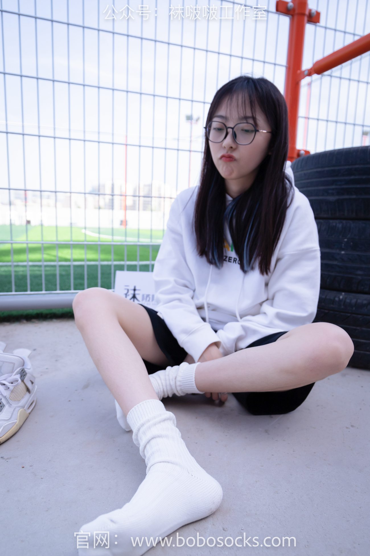 图片[67]-[BoBoSocks袜啵啵]NO.103 稚予-AJ篮球鞋、白棉袜、裸足[134P] – 速更版-美库