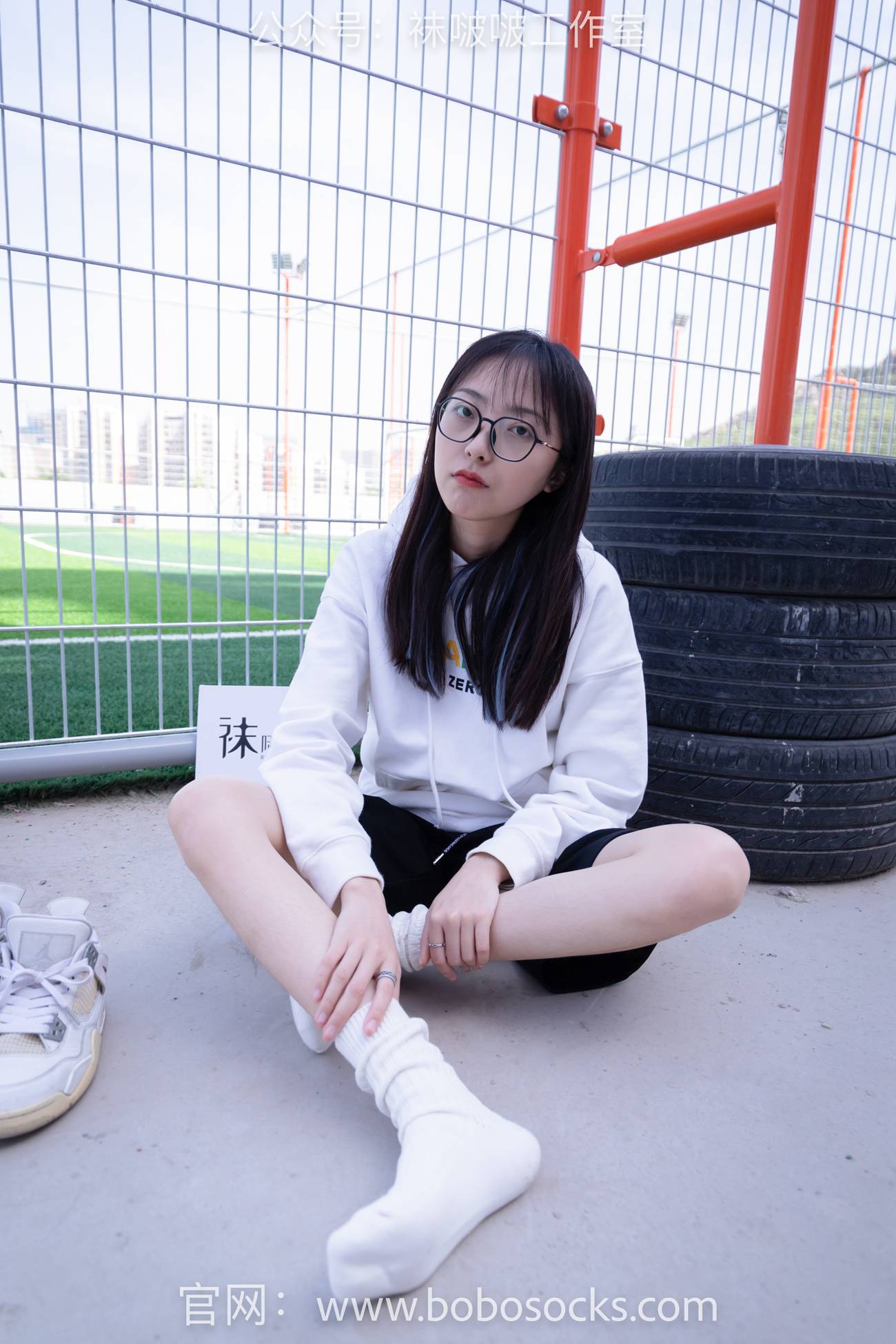 图片[68]-[BoBoSocks袜啵啵]NO.103 稚予-AJ篮球鞋、白棉袜、裸足[134P] – 速更版-美库