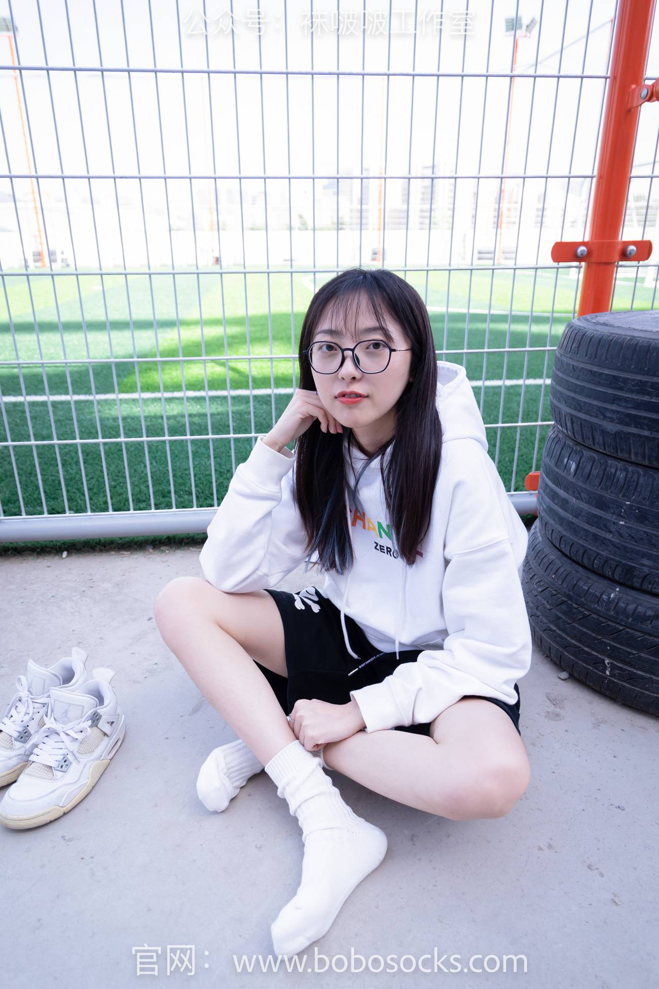 图片[72]-[BoBoSocks袜啵啵]NO.103 稚予-AJ篮球鞋、白棉袜、裸足[134P] – 速更版-美库