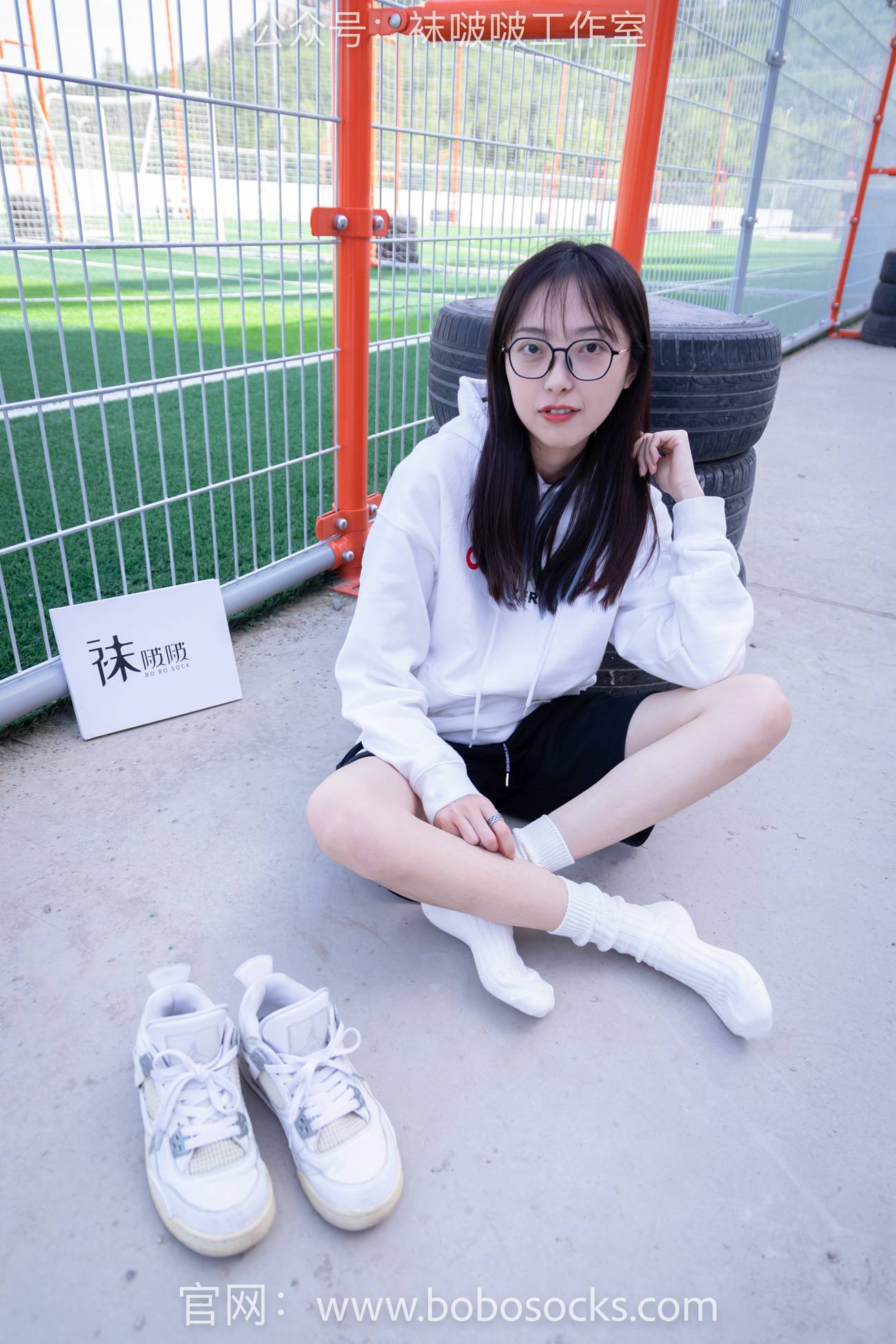 图片[76]-[BoBoSocks袜啵啵]NO.103 稚予-AJ篮球鞋、白棉袜、裸足[134P] – 速更版-美库