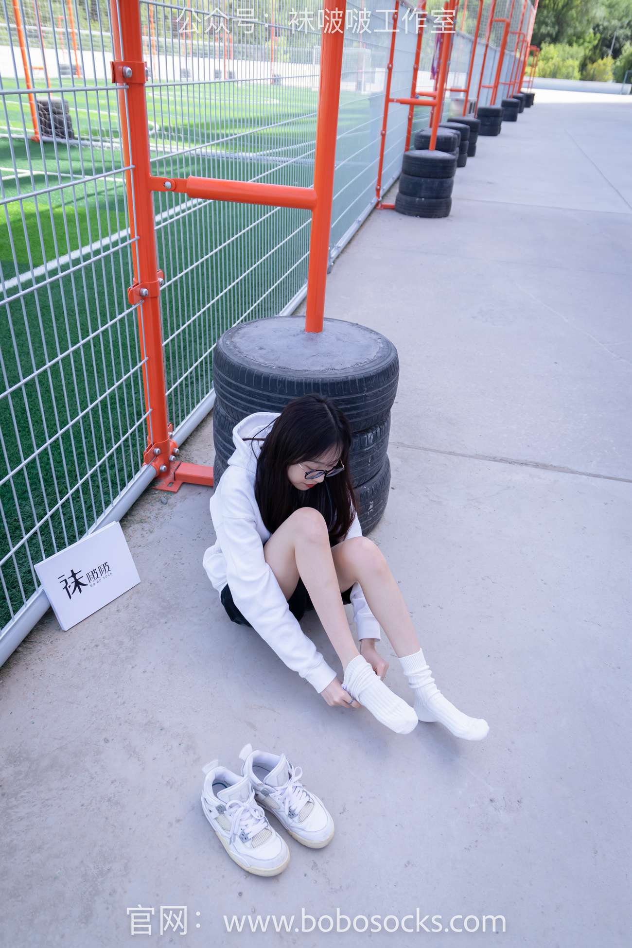 图片[81]-[BoBoSocks袜啵啵]NO.103 稚予-AJ篮球鞋、白棉袜、裸足[134P] – 速更版-美库