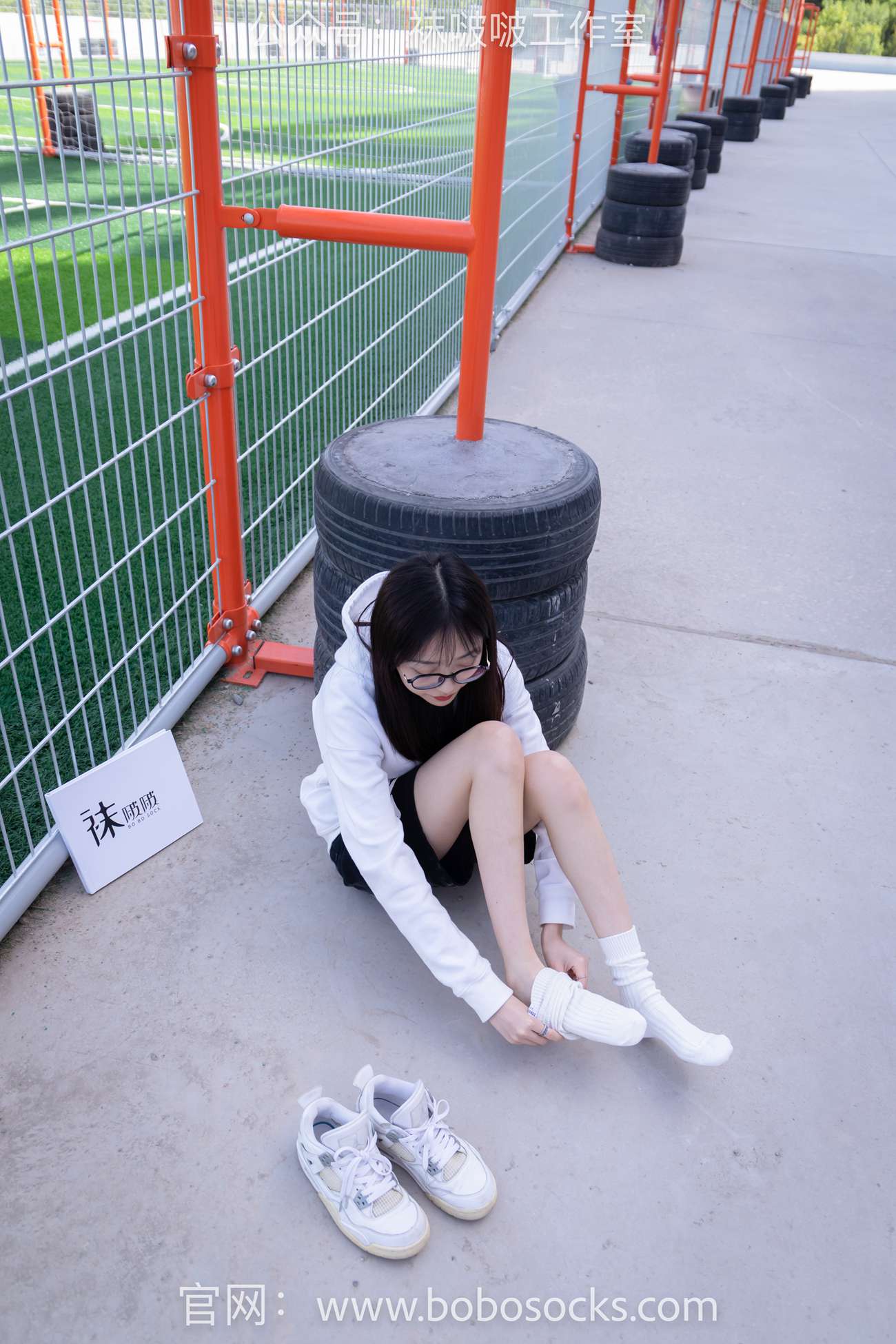 图片[82]-[BoBoSocks袜啵啵]NO.103 稚予-AJ篮球鞋、白棉袜、裸足[134P] – 速更版-美库