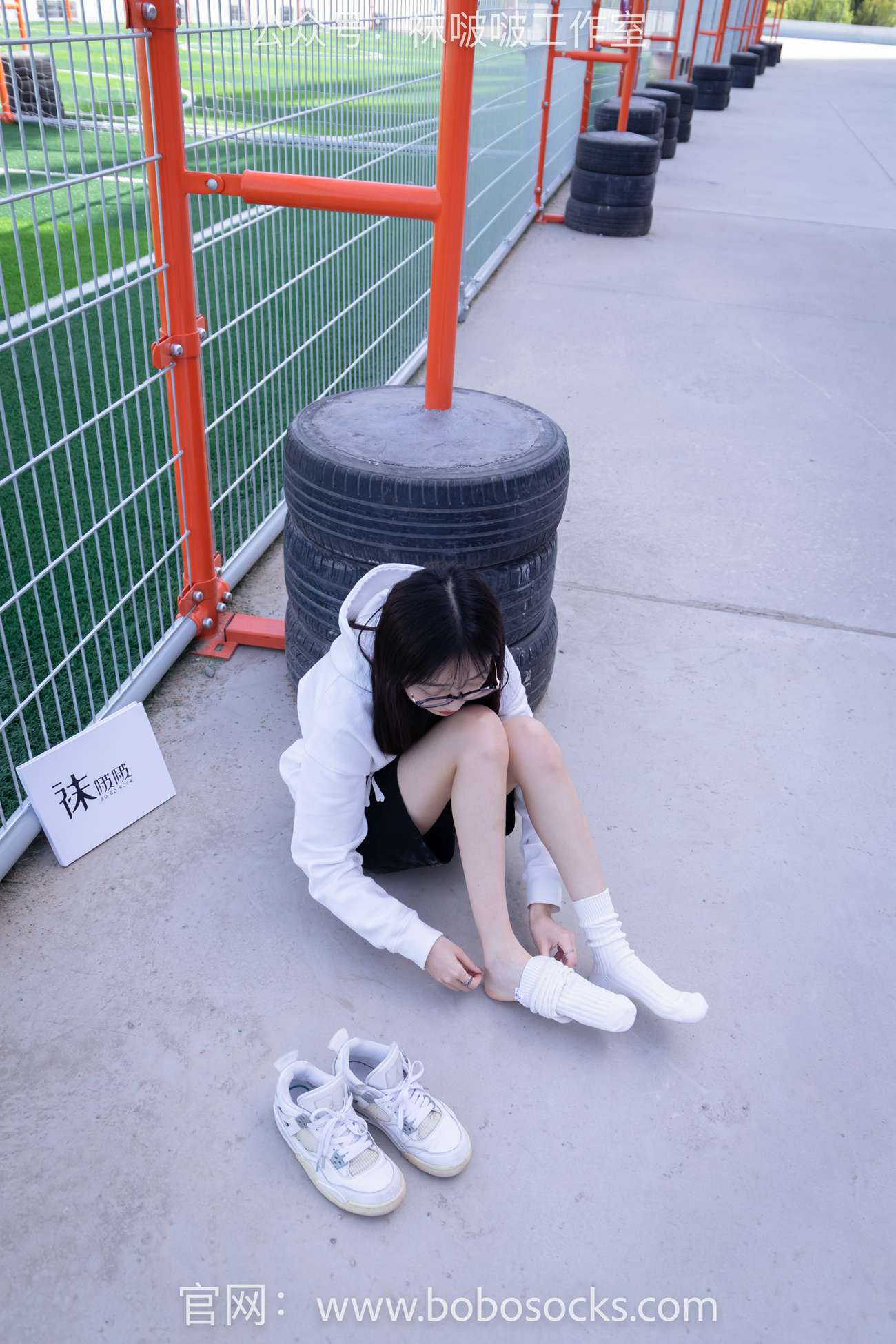 图片[83]-[BoBoSocks袜啵啵]NO.103 稚予-AJ篮球鞋、白棉袜、裸足[134P] – 速更版-美库