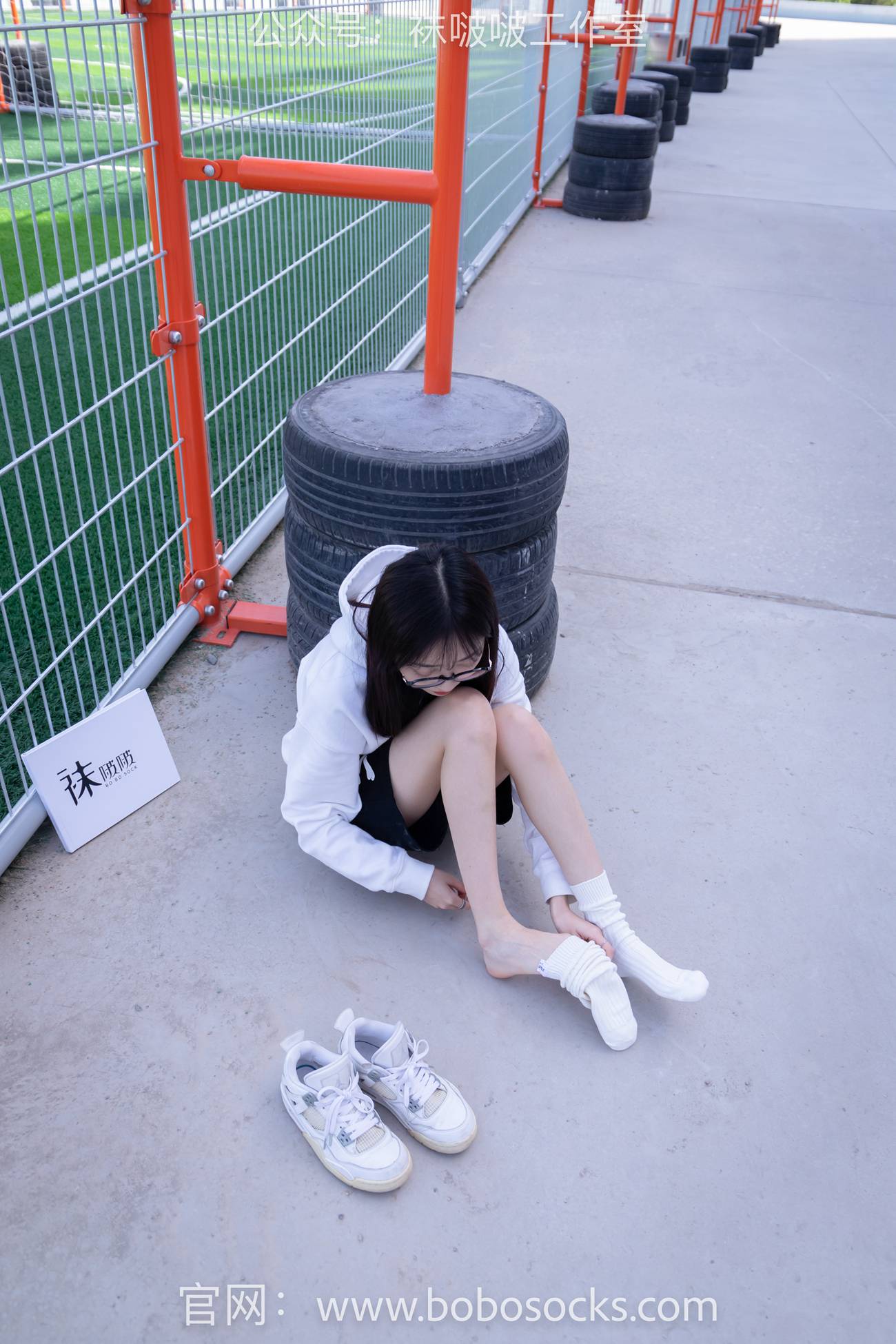 图片[84]-[BoBoSocks袜啵啵]NO.103 稚予-AJ篮球鞋、白棉袜、裸足[134P] – 速更版-美库