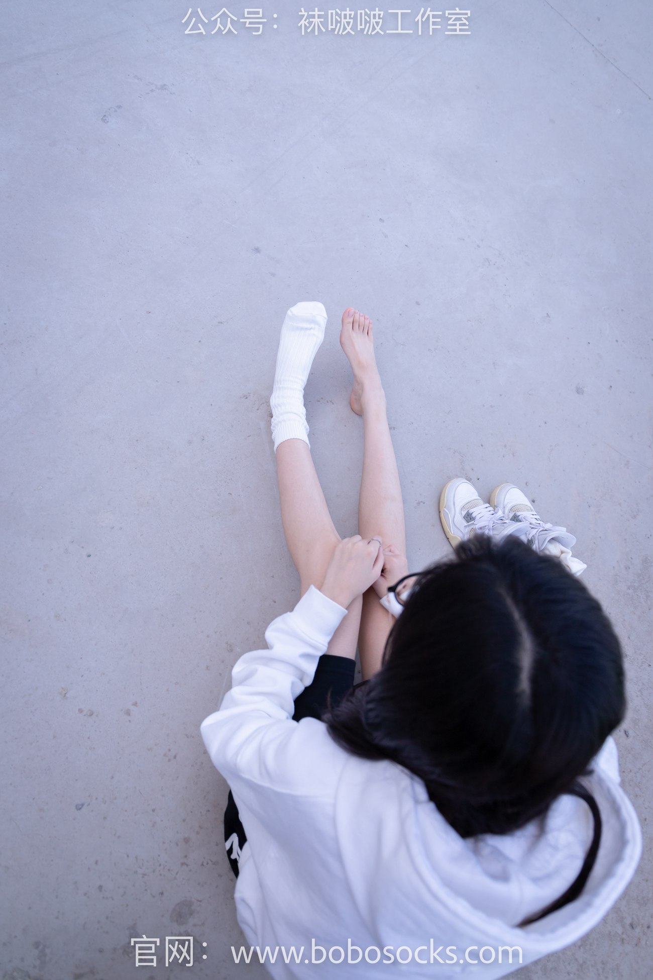 图片[91]-[BoBoSocks袜啵啵]NO.103 稚予-AJ篮球鞋、白棉袜、裸足[134P] – 速更版-美库
