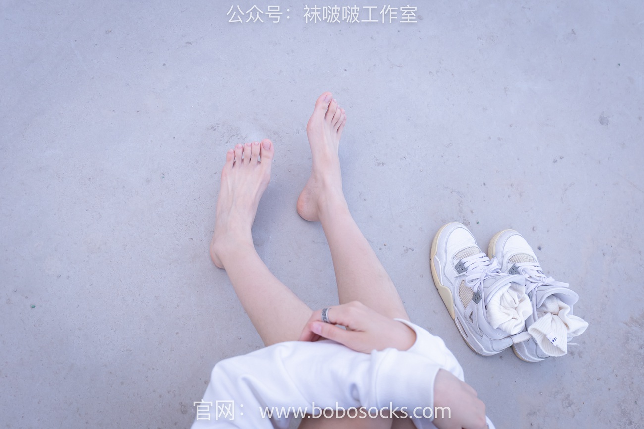 图片[111]-[BoBoSocks袜啵啵]NO.103 稚予-AJ篮球鞋、白棉袜、裸足[134P] – 速更版-美库