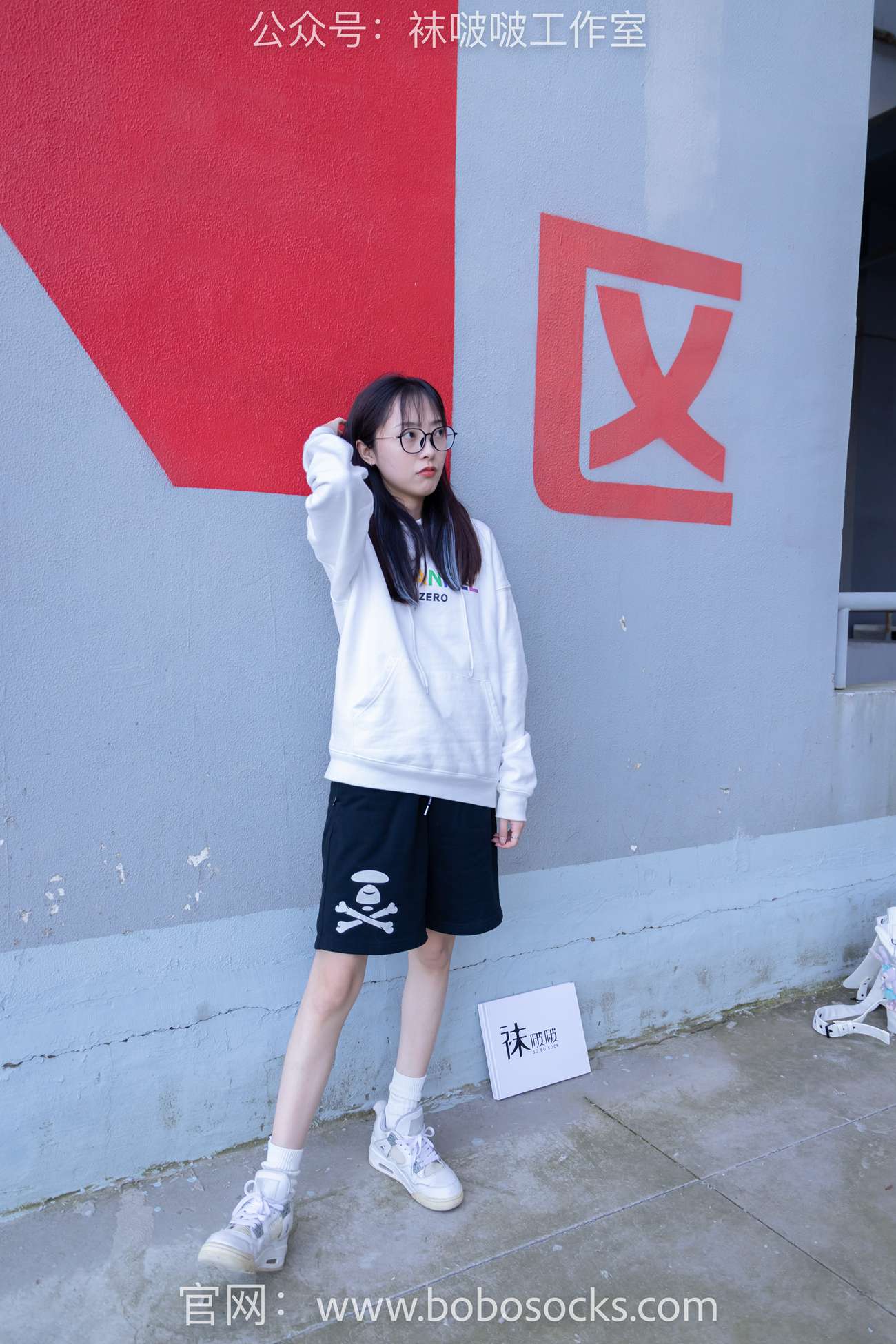 图片[132]-[BoBoSocks袜啵啵]NO.103 稚予-AJ篮球鞋、白棉袜、裸足[134P] – 速更版-美库