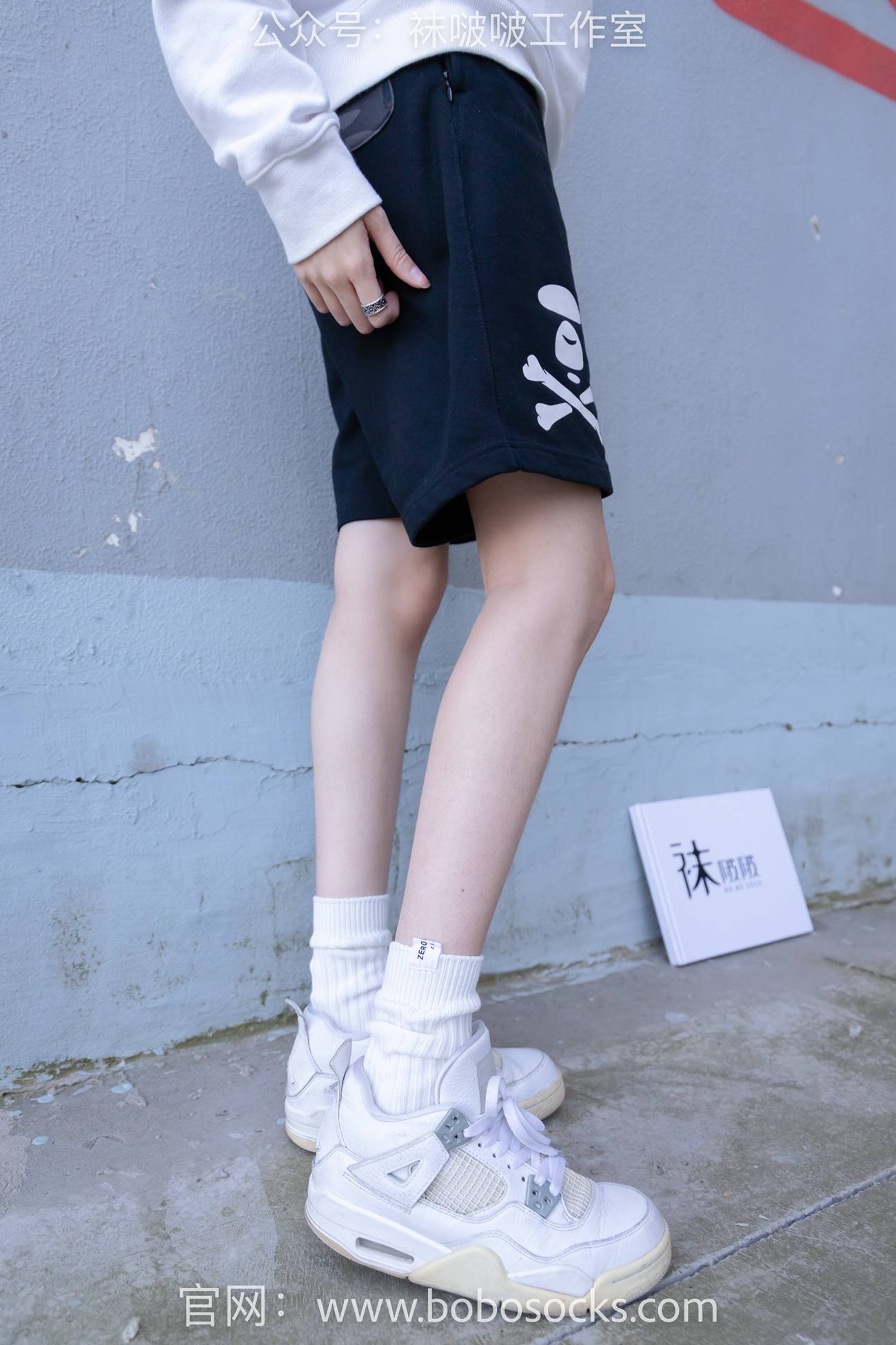图片[134]-[BoBoSocks袜啵啵]NO.103 稚予-AJ篮球鞋、白棉袜、裸足[134P] – 速更版-美库