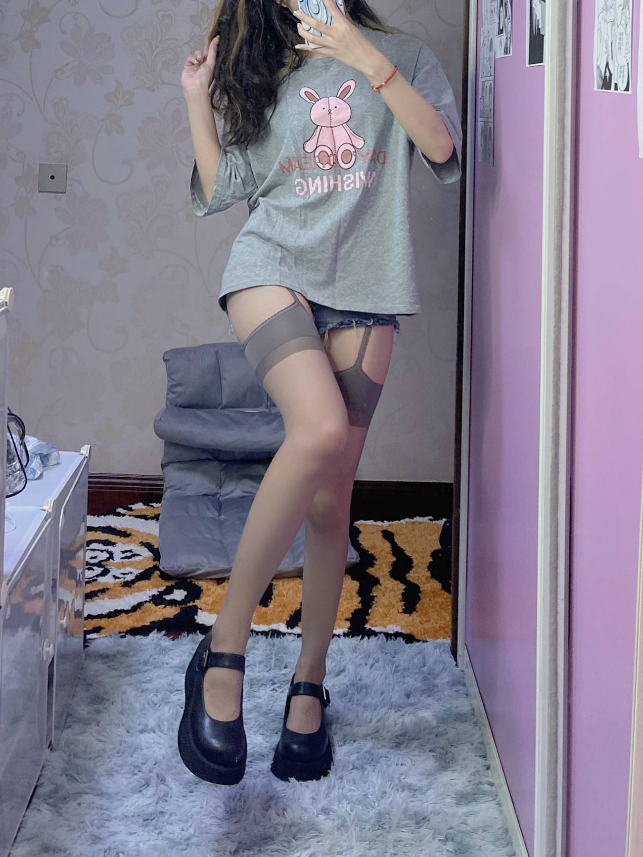 图片[15]-KETTOE – 灰丝吊带[23P] – 速更版-美库