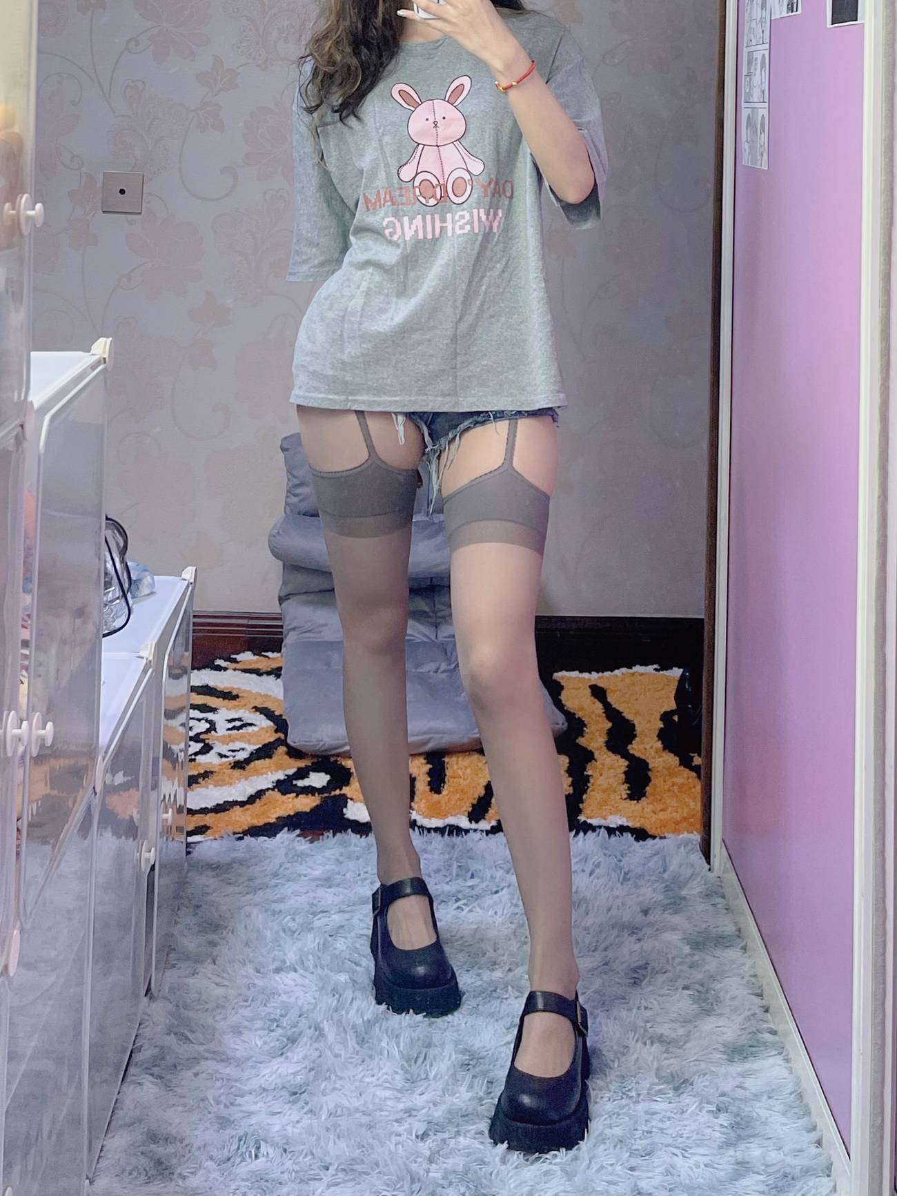 图片[17]-KETTOE – 灰丝吊带[23P] – 速更版-美库