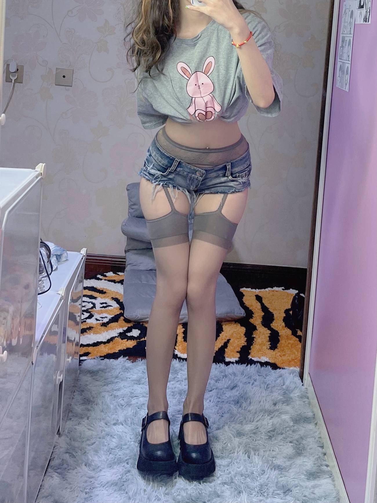 图片[19]-KETTOE – 灰丝吊带[23P] – 速更版-美库