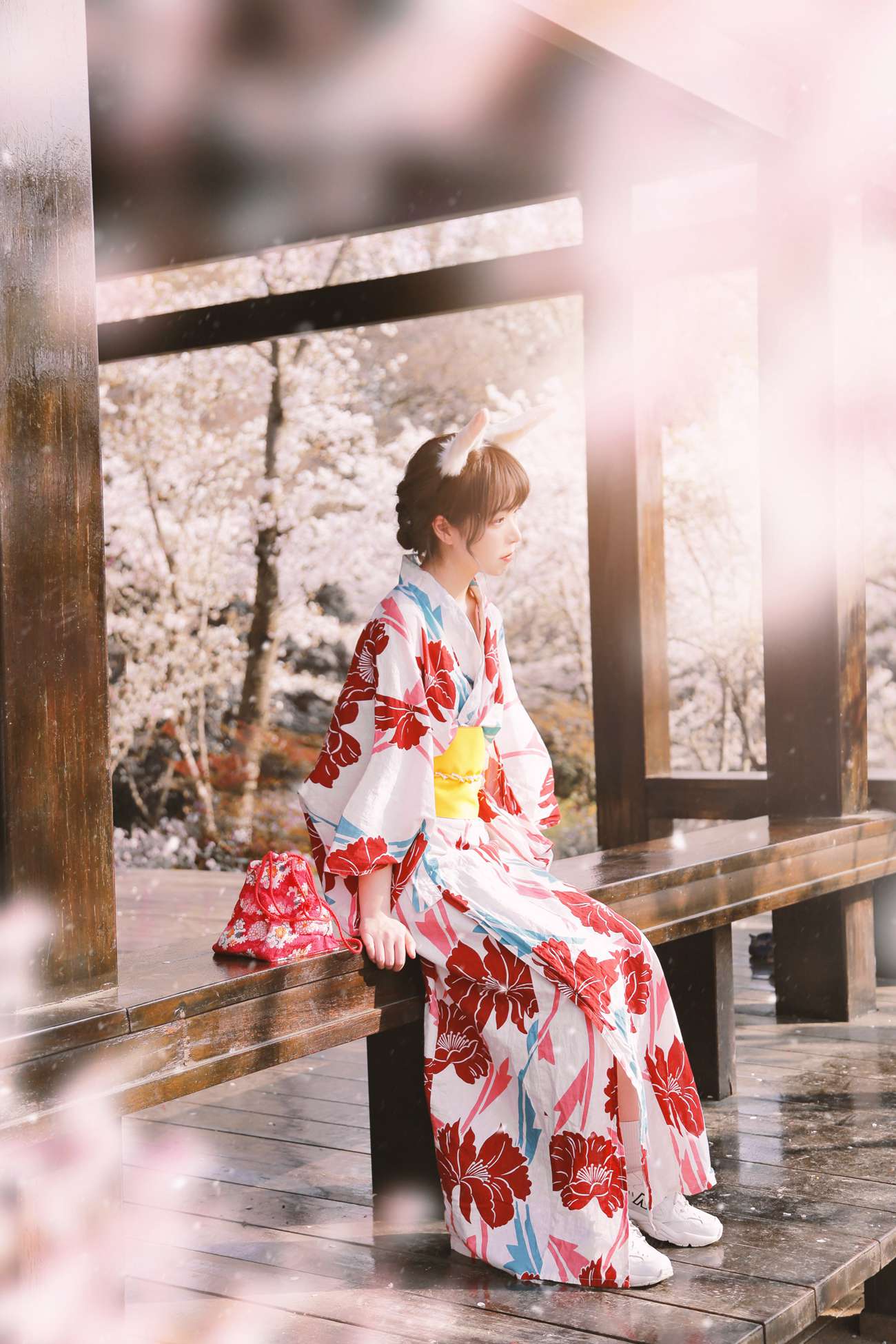 图片[24]-Fushii_海堂 – 樱花兔兔[34P] – 速更版-美库