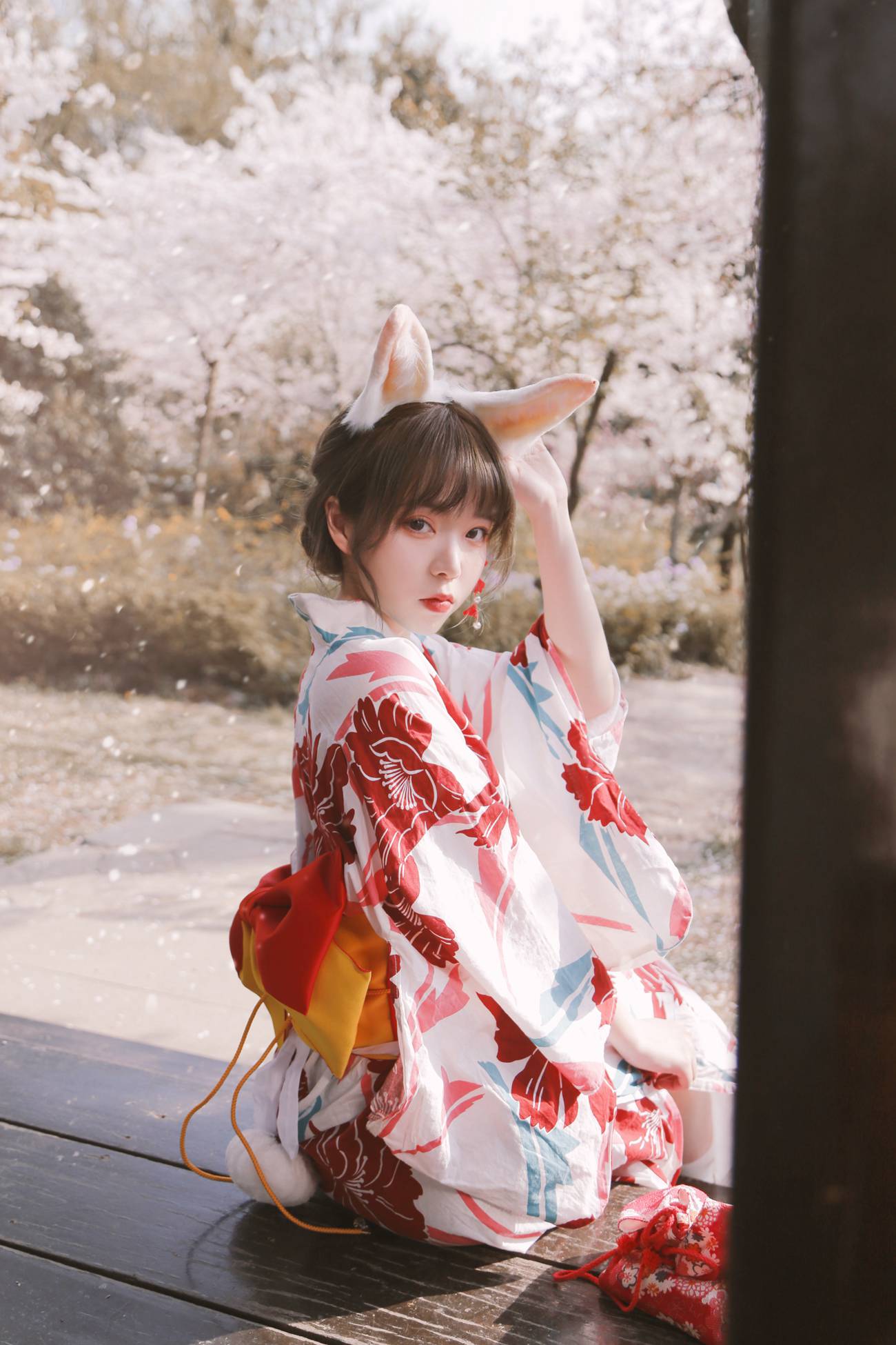 图片[32]-Fushii_海堂 – 樱花兔兔[34P] – 速更版-美库