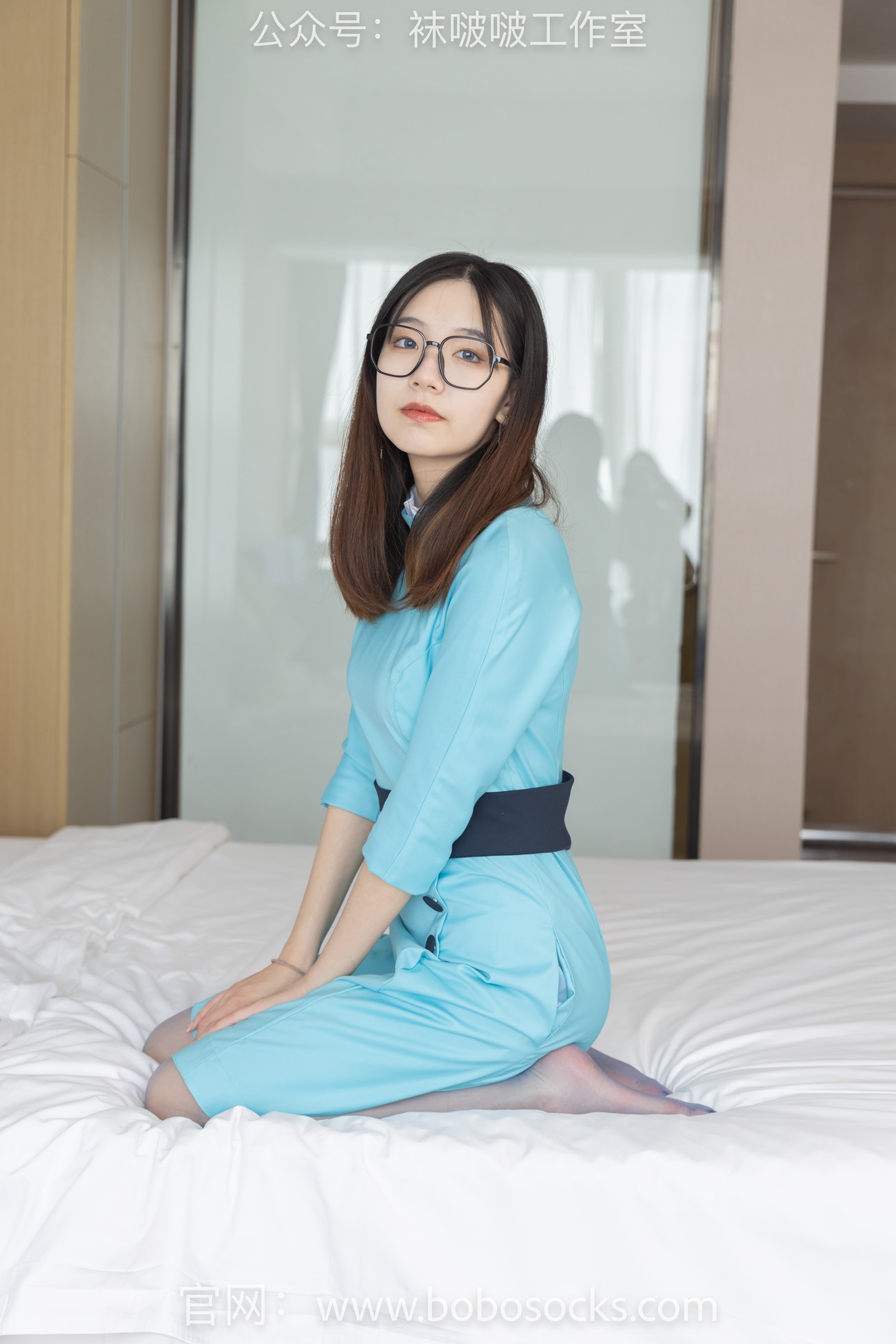 图片[73]-[BoBoSocks袜啵啵]NO.105 小甜豆-空姐制服、高跟鞋、蓝色丝袜[140P] – 速更版-美库