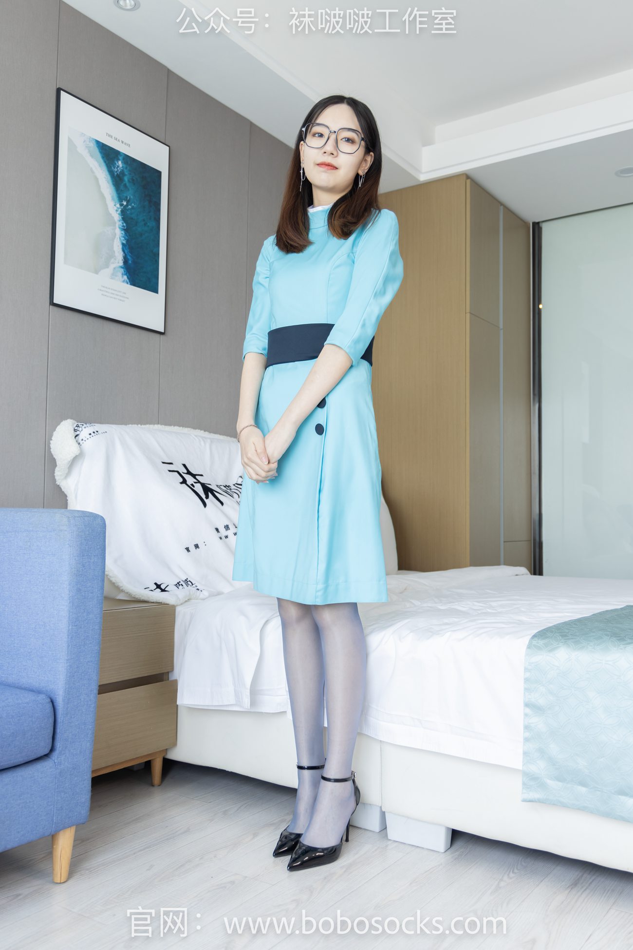 图片[141]-[BoBoSocks袜啵啵]NO.105 小甜豆-空姐制服、高跟鞋、蓝色丝袜[140P] – 速更版-美库