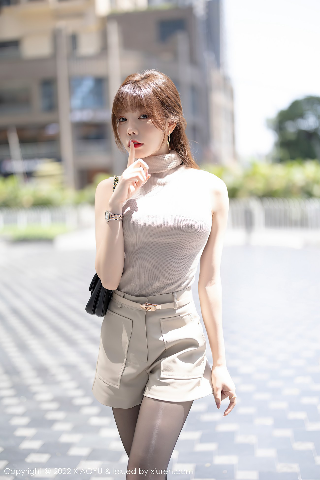 图片[17]-[XIAOYU语画界] 2022.06.28 VOL.808 芝芝Booty 黑丝美腿[47P] – 速更版-美库