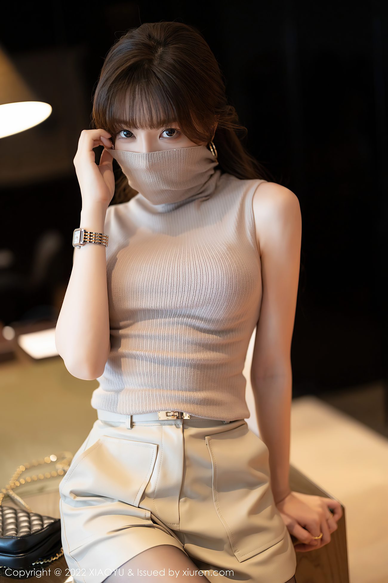 图片[19]-[XIAOYU语画界] 2022.06.28 VOL.808 芝芝Booty 黑丝美腿[47P] – 速更版-美库