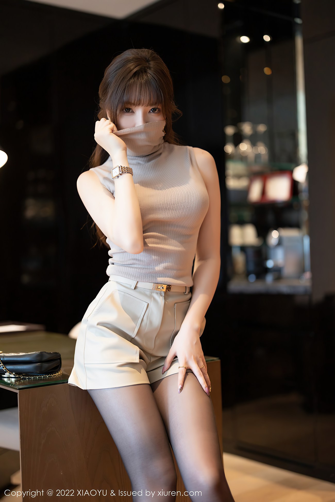 图片[20]-[XIAOYU语画界] 2022.06.28 VOL.808 芝芝Booty 黑丝美腿[47P] – 速更版-美库