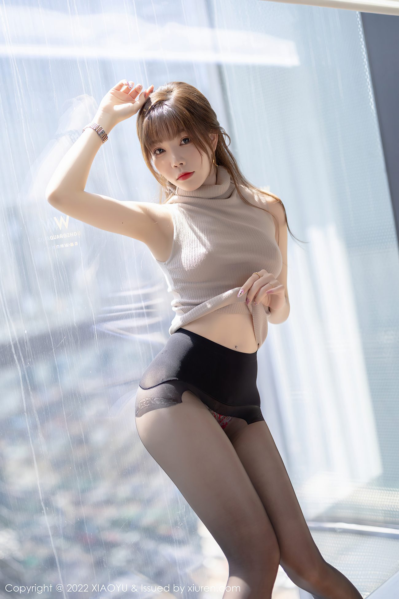 图片[41]-[XIAOYU语画界] 2022.06.28 VOL.808 芝芝Booty 黑丝美腿[47P] – 速更版-美库
