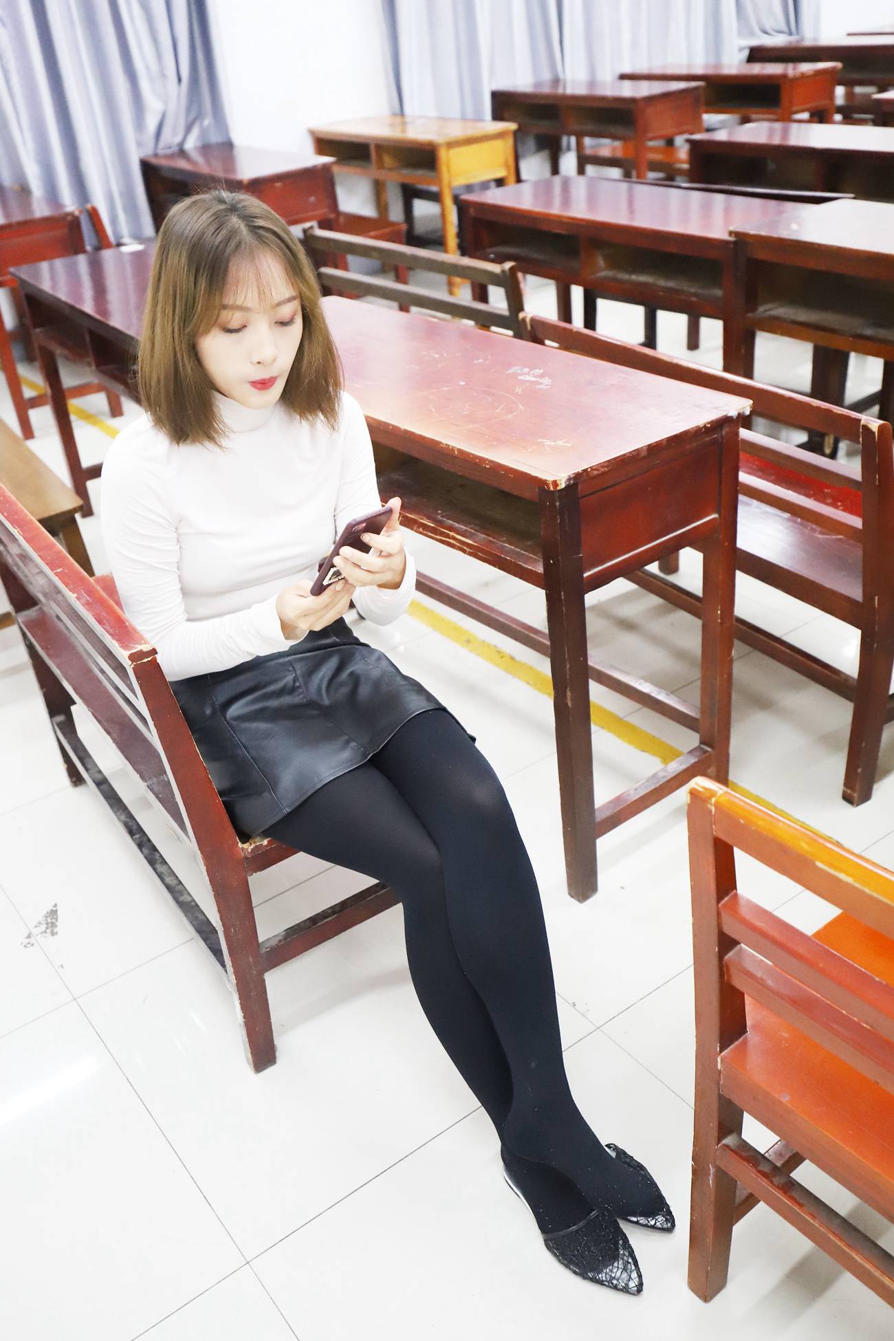 图片[77]-大西瓜爱牙膏-2019 2月活动 模特3（三） 黑裤袜 [148P] – 速更版-美库