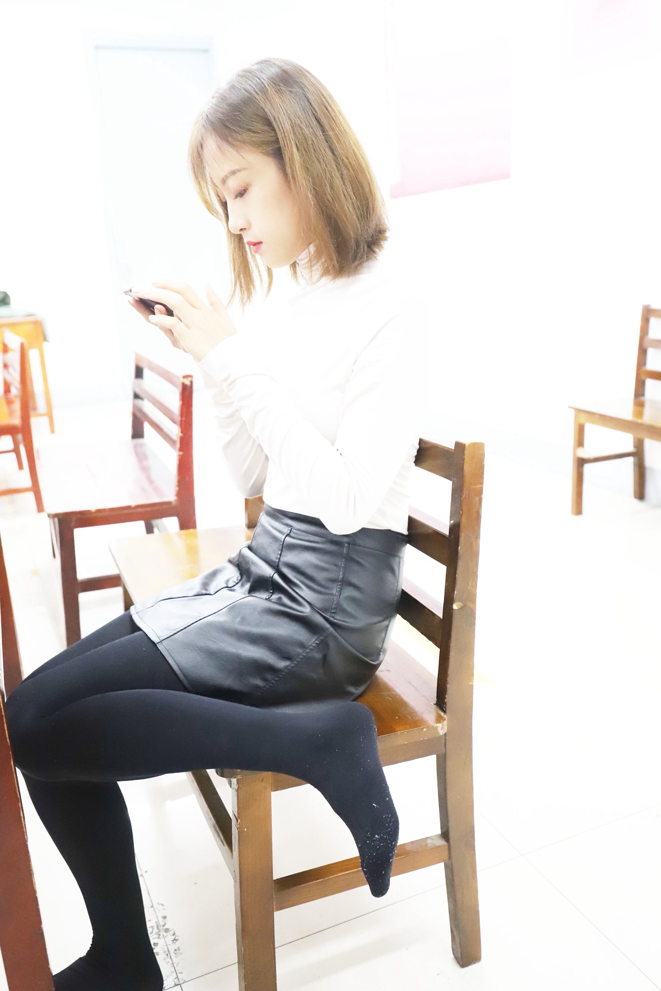 图片[114]-大西瓜爱牙膏-2019 2月活动 模特3（三） 黑裤袜 [148P] – 速更版-美库