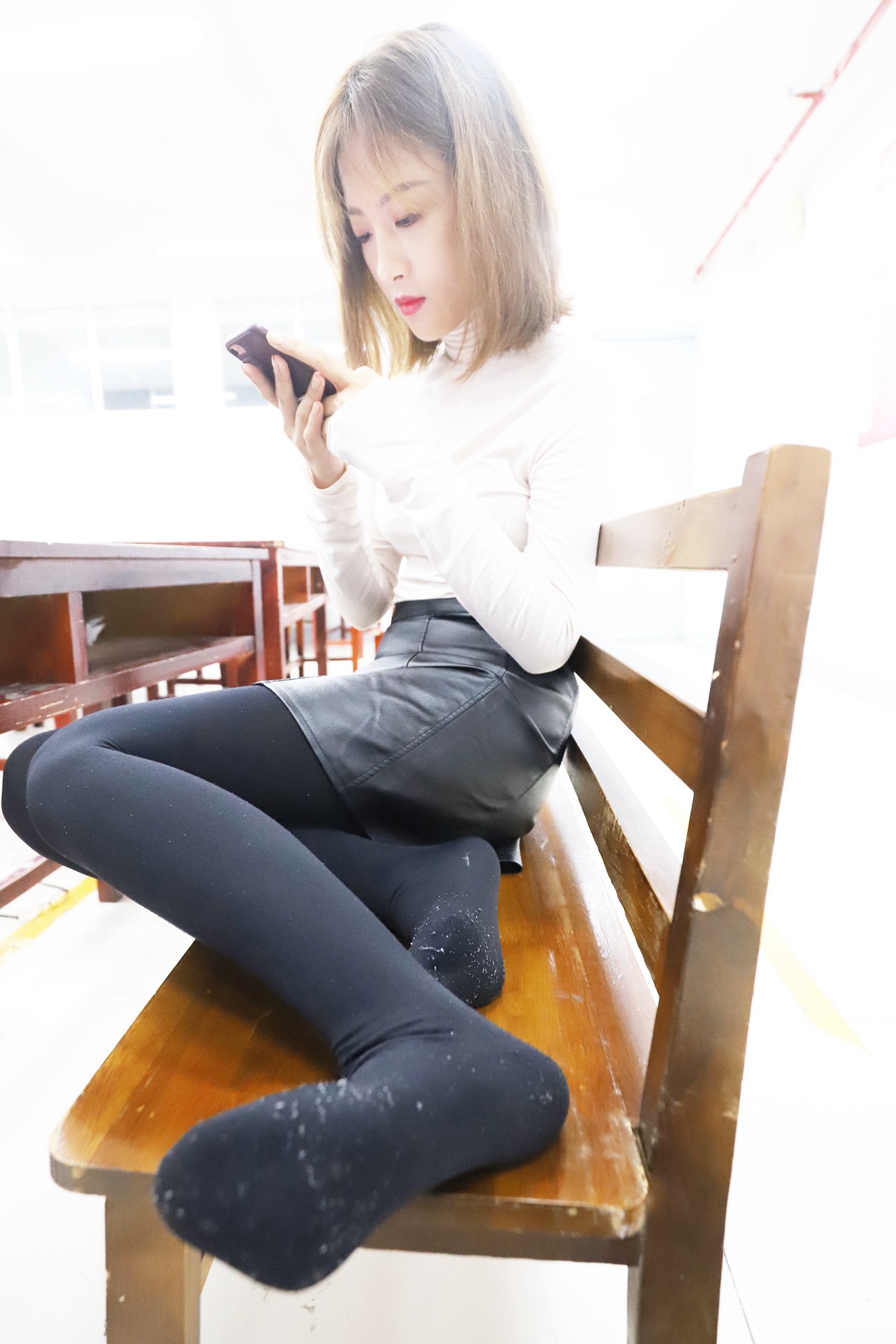 图片[137]-大西瓜爱牙膏-2019 2月活动 模特3（三） 黑裤袜 [148P] – 速更版-美库