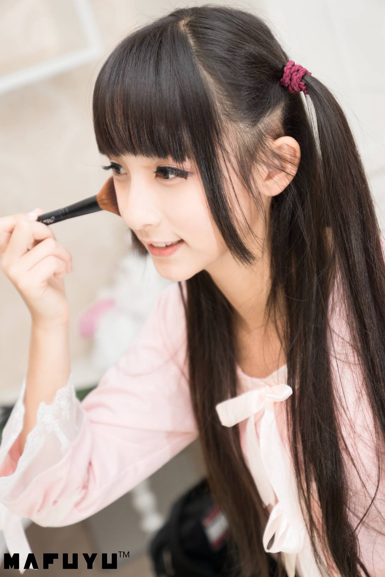 图片[10]-神楽板真冬 – 粉白条纹系列套图视频[102P] – 速更版-美库