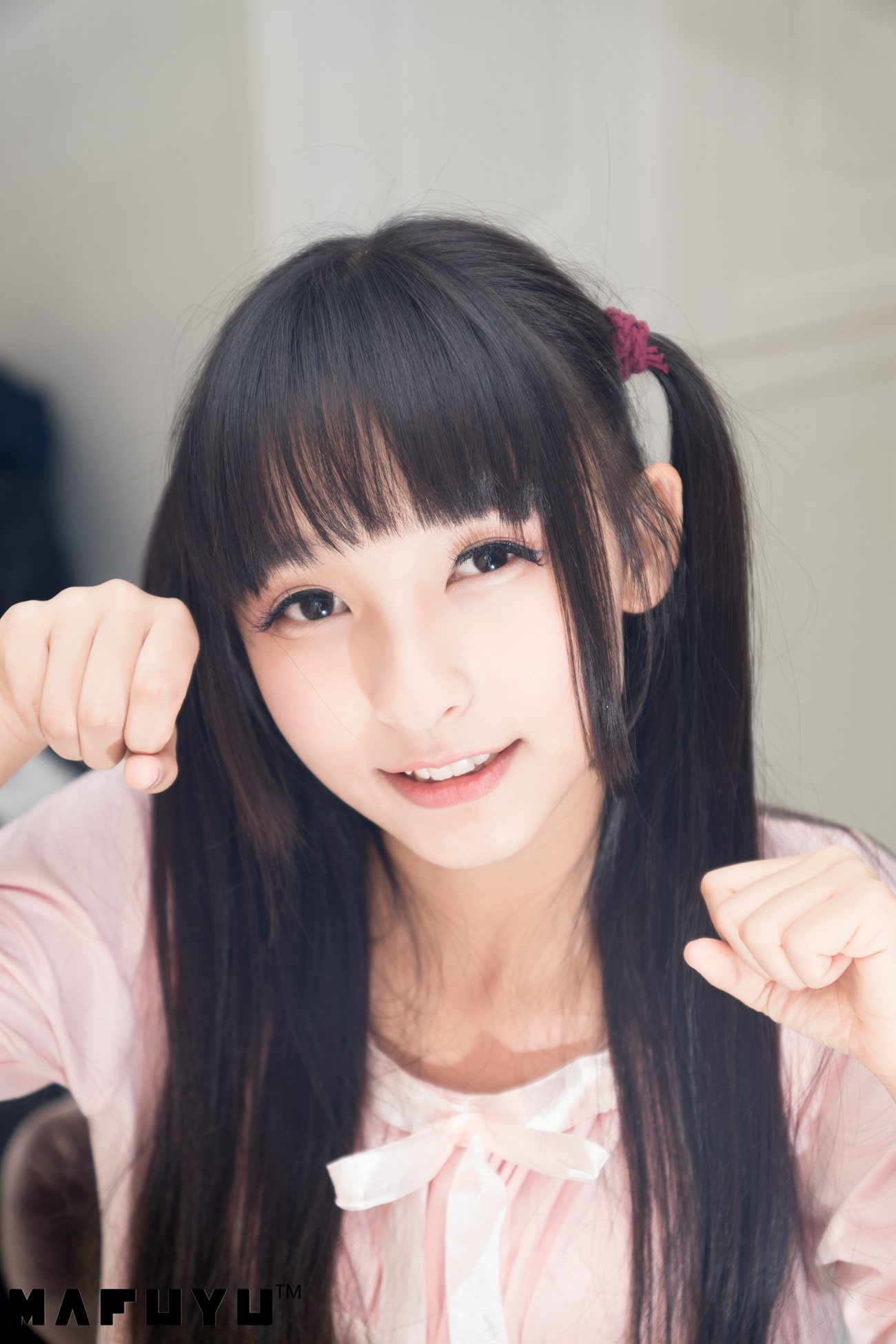 图片[13]-神楽板真冬 – 粉白条纹系列套图视频[102P] – 速更版-美库