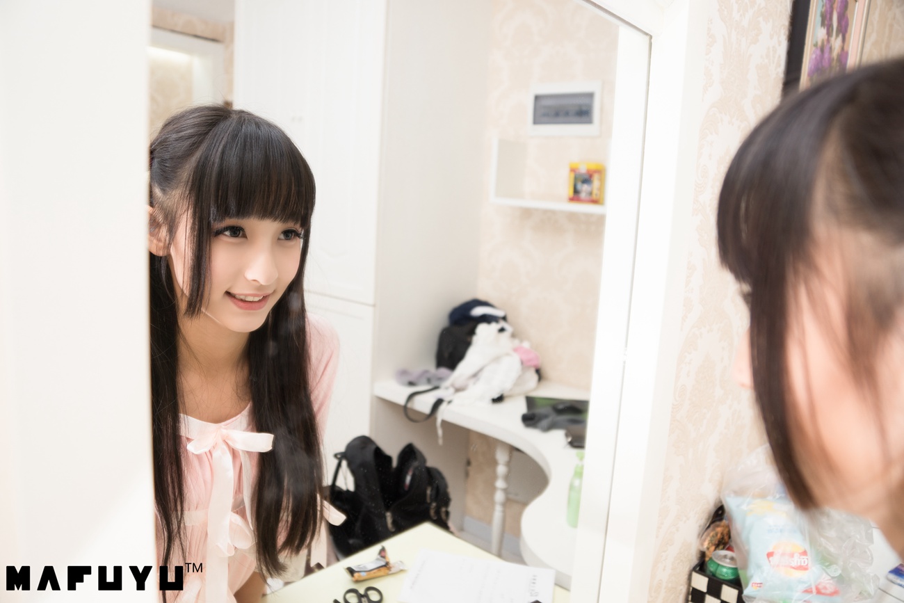 图片[14]-神楽板真冬 – 粉白条纹系列套图视频[102P] – 速更版-美库