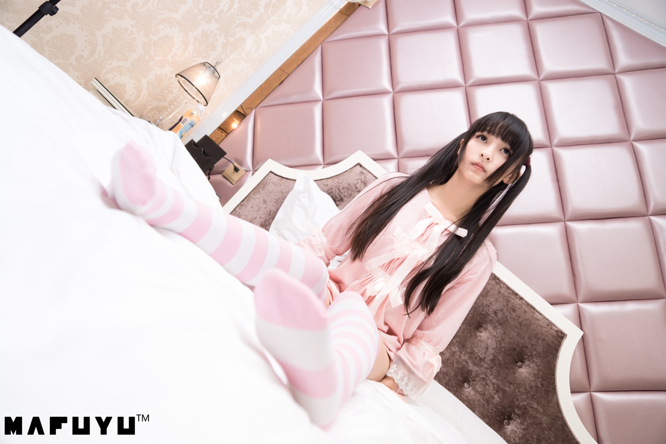 图片[25]-神楽板真冬 – 粉白条纹系列套图视频[102P] – 速更版-美库