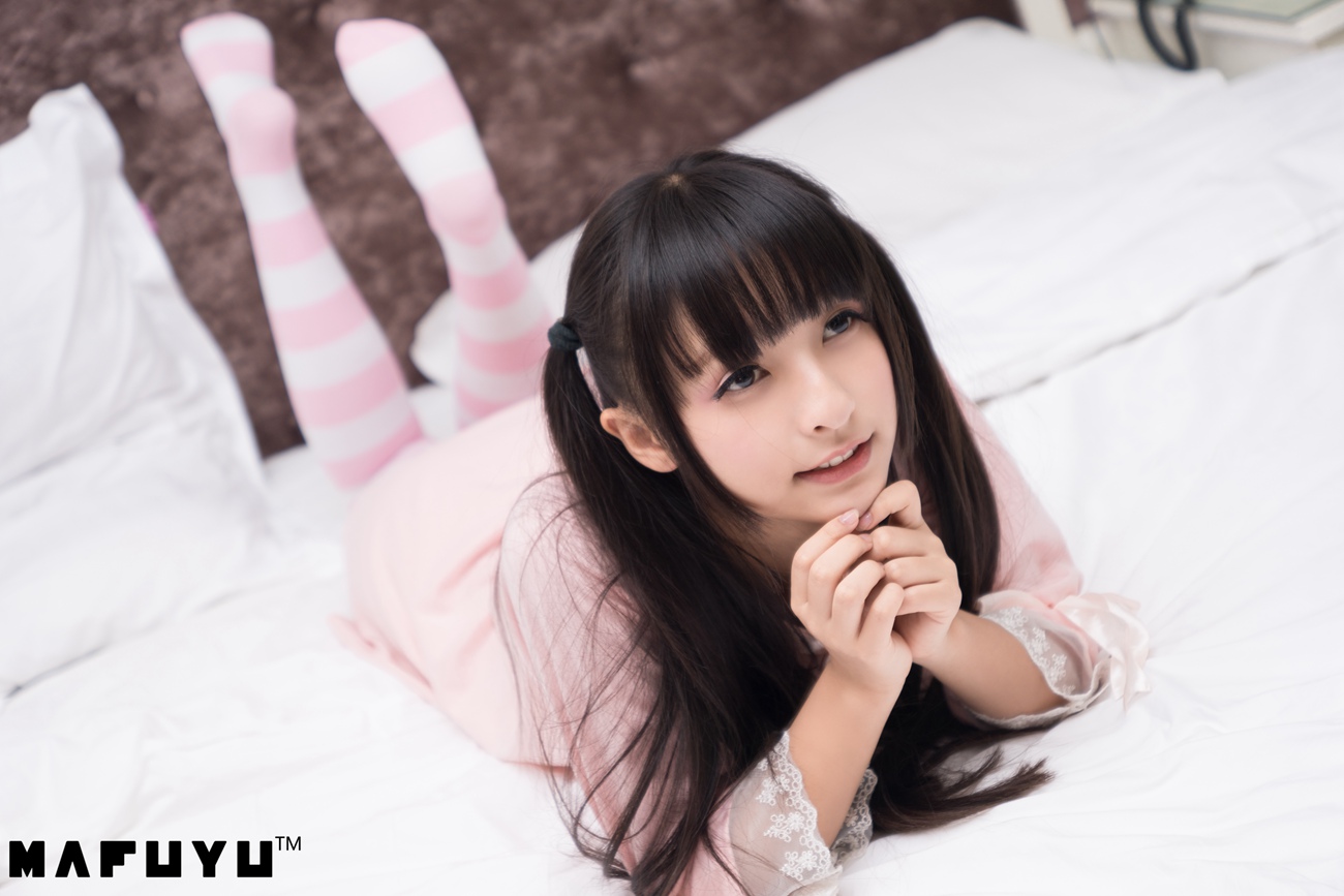 图片[39]-神楽板真冬 – 粉白条纹系列套图视频[102P] – 速更版-美库