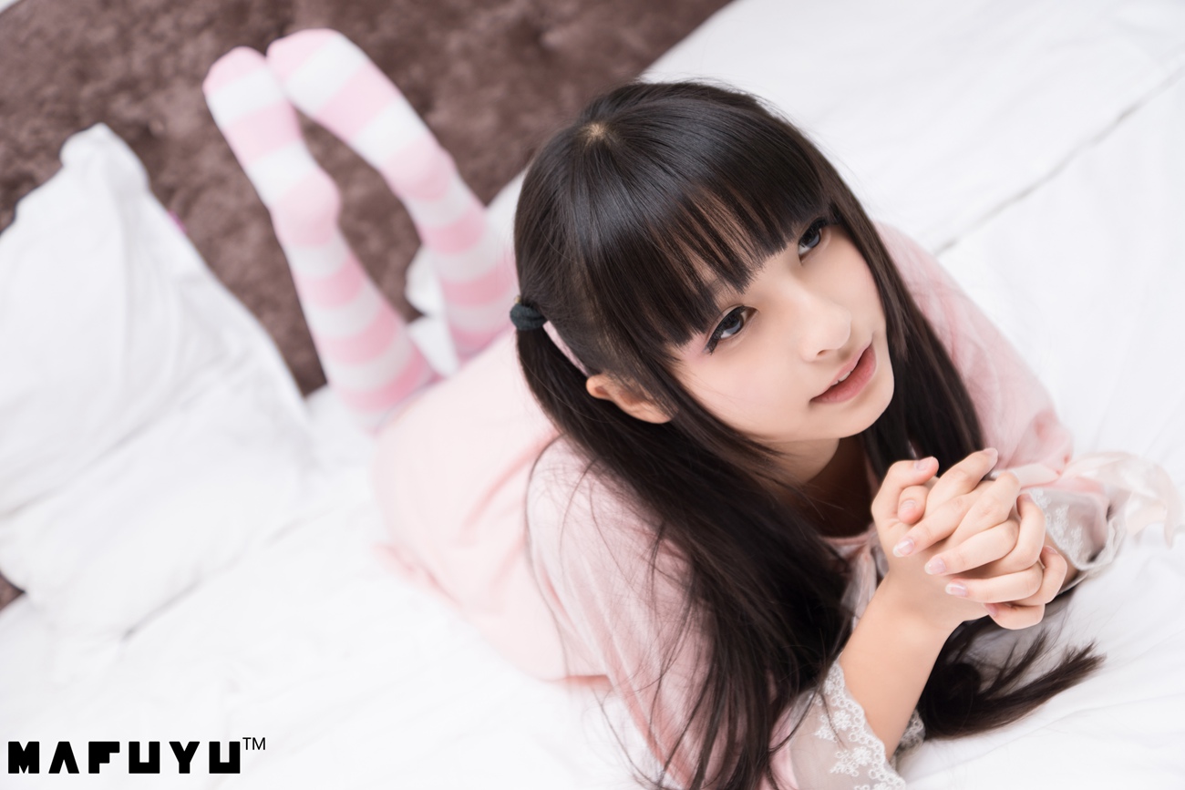 图片[42]-神楽板真冬 – 粉白条纹系列套图视频[102P] – 速更版-美库