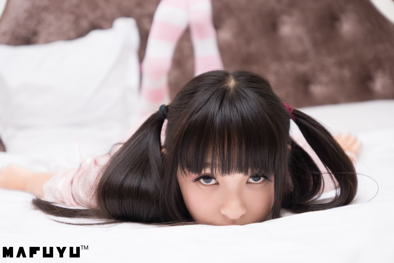 图片[44]-神楽板真冬 – 粉白条纹系列套图视频[102P] – 速更版-美库