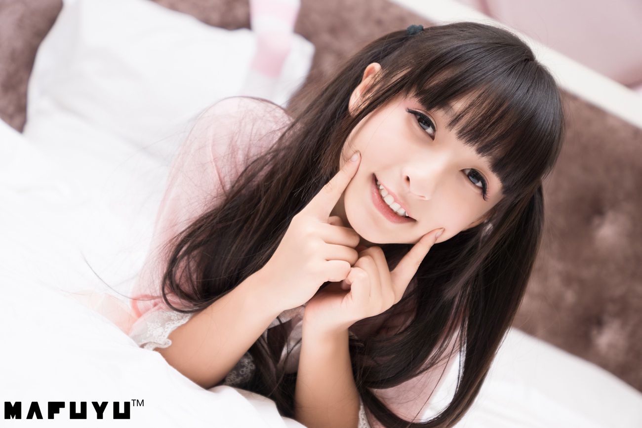 图片[45]-神楽板真冬 – 粉白条纹系列套图视频[102P] – 速更版-美库