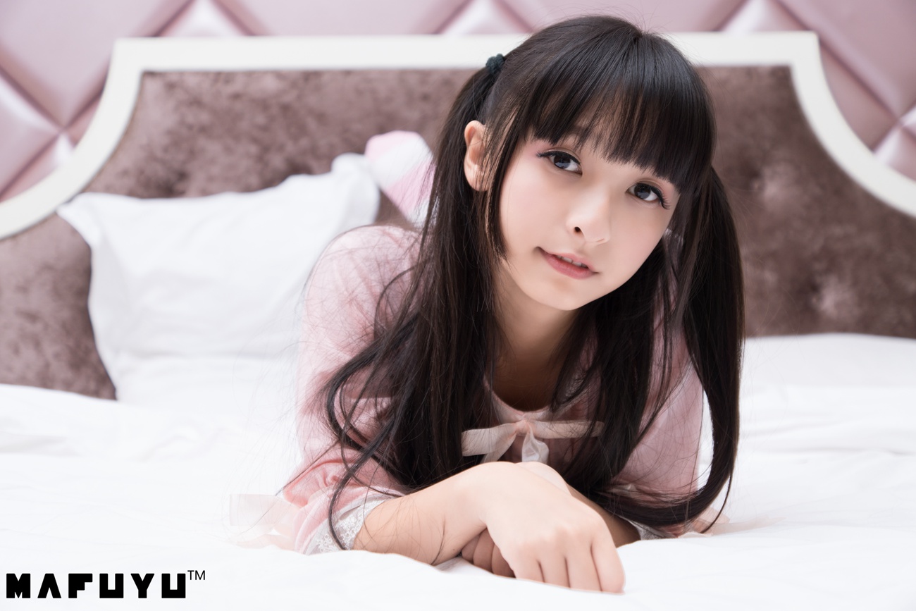 图片[47]-神楽板真冬 – 粉白条纹系列套图视频[102P] – 速更版-美库