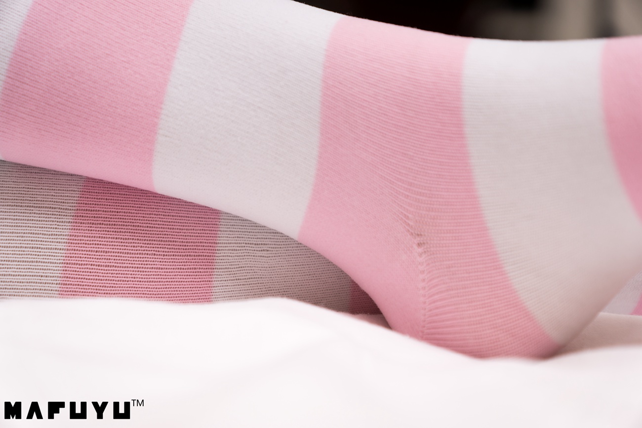 图片[90]-神楽板真冬 – 粉白条纹系列套图视频[102P] – 速更版-美库