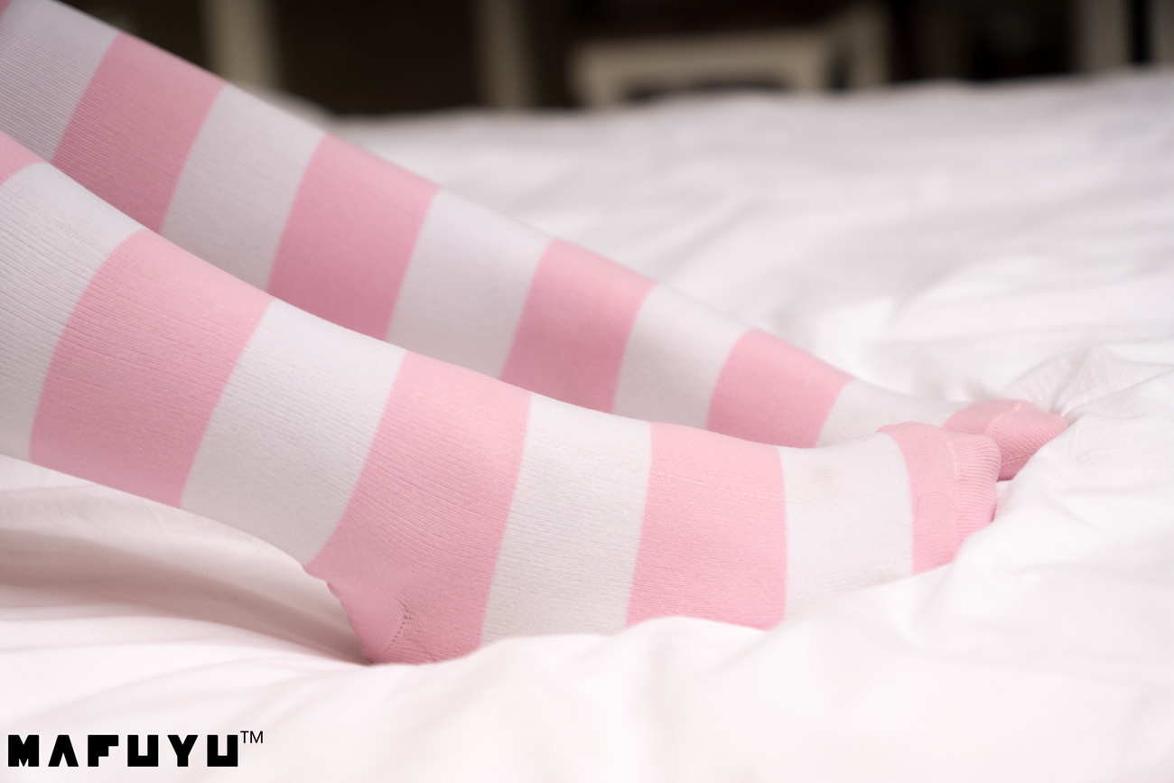 图片[94]-神楽板真冬 – 粉白条纹系列套图视频[102P] – 速更版-美库