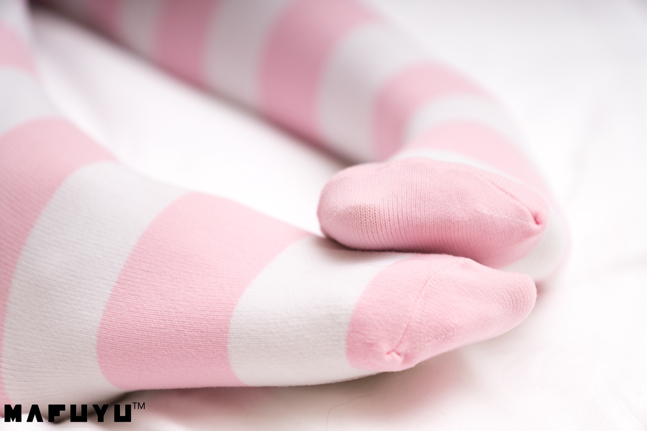 图片[100]-神楽板真冬 – 粉白条纹系列套图视频[102P] – 速更版-美库