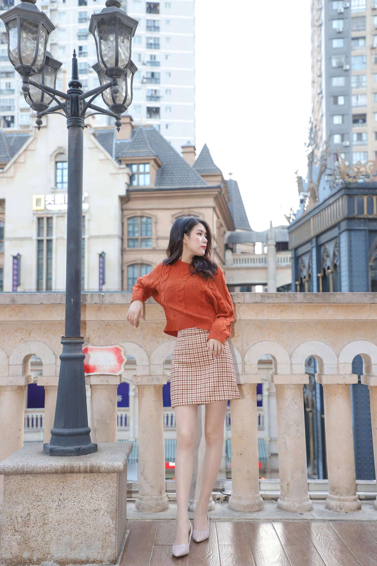 图片[13]-[SiHua思话]SJ056 筱蝶 街拍晚晚风[50P] – 速更版-美库