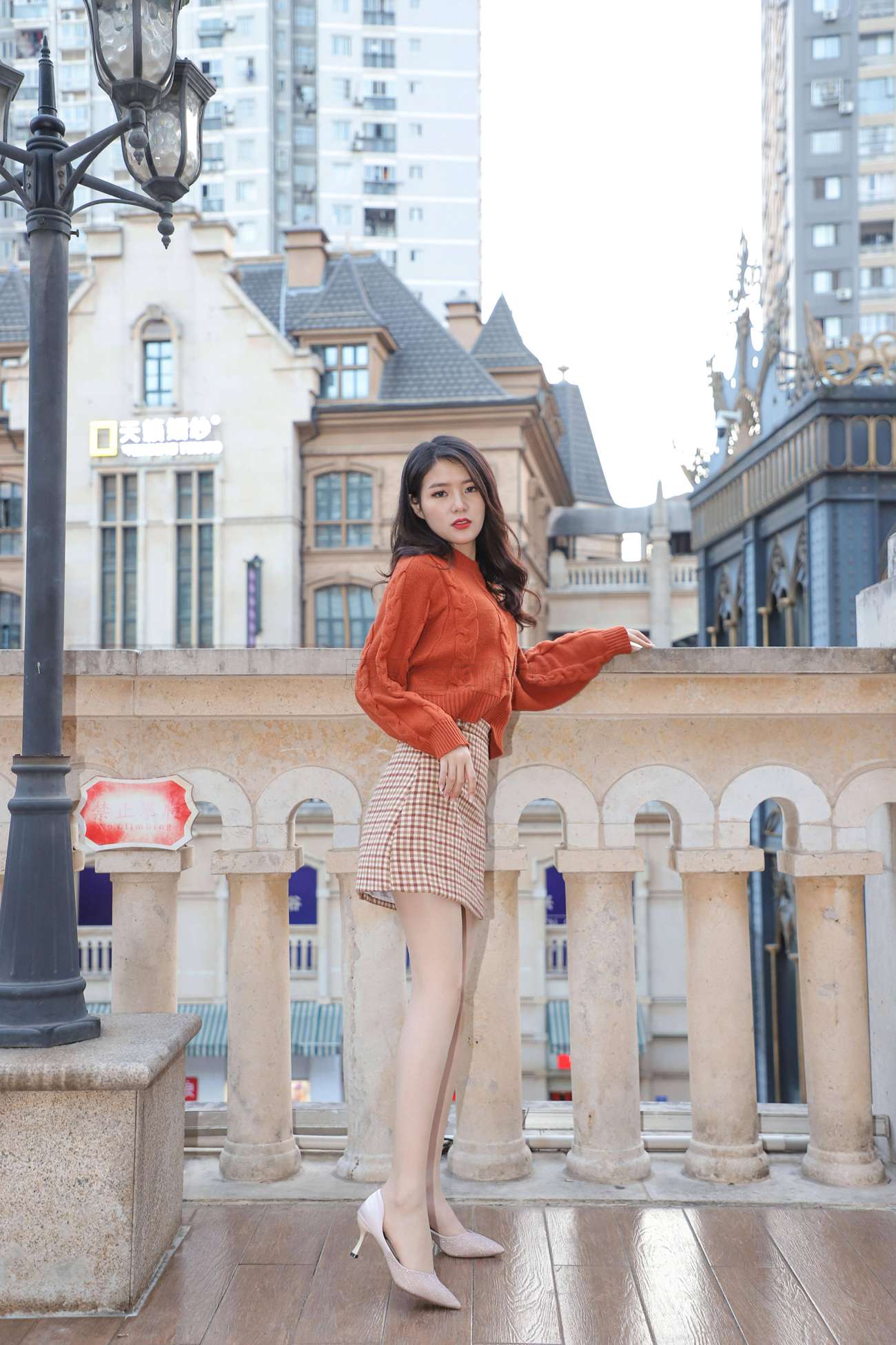 图片[14]-[SiHua思话]SJ056 筱蝶 街拍晚晚风[50P] – 速更版-美库