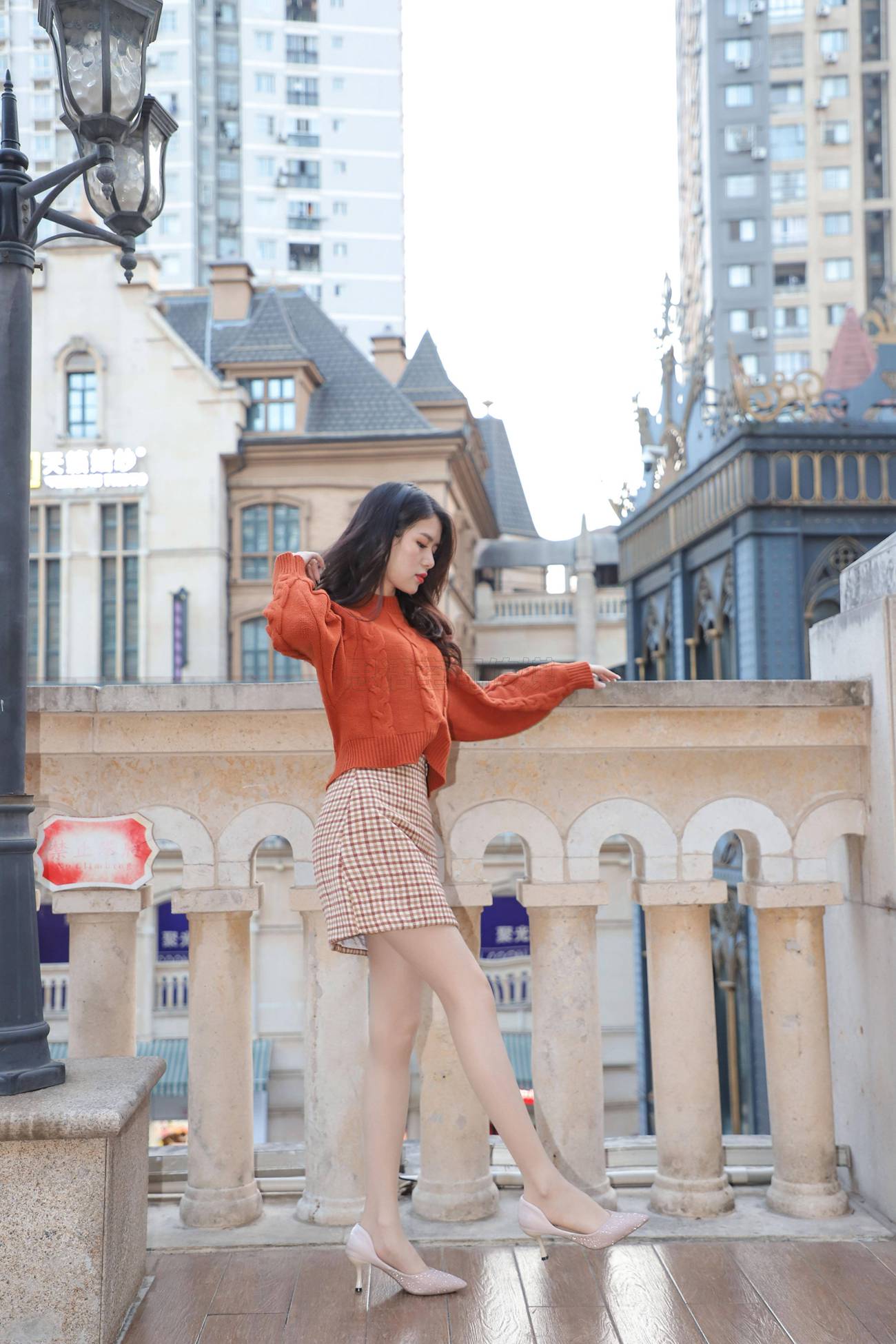 图片[16]-[SiHua思话]SJ056 筱蝶 街拍晚晚风[50P] – 速更版-美库