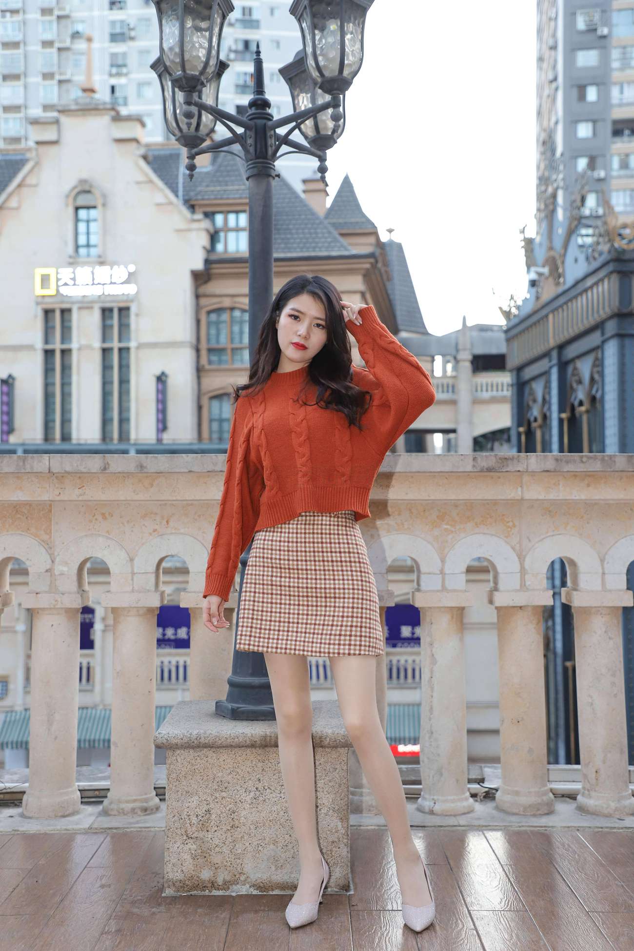 图片[26]-[SiHua思话]SJ056 筱蝶 街拍晚晚风[50P] – 速更版-美库